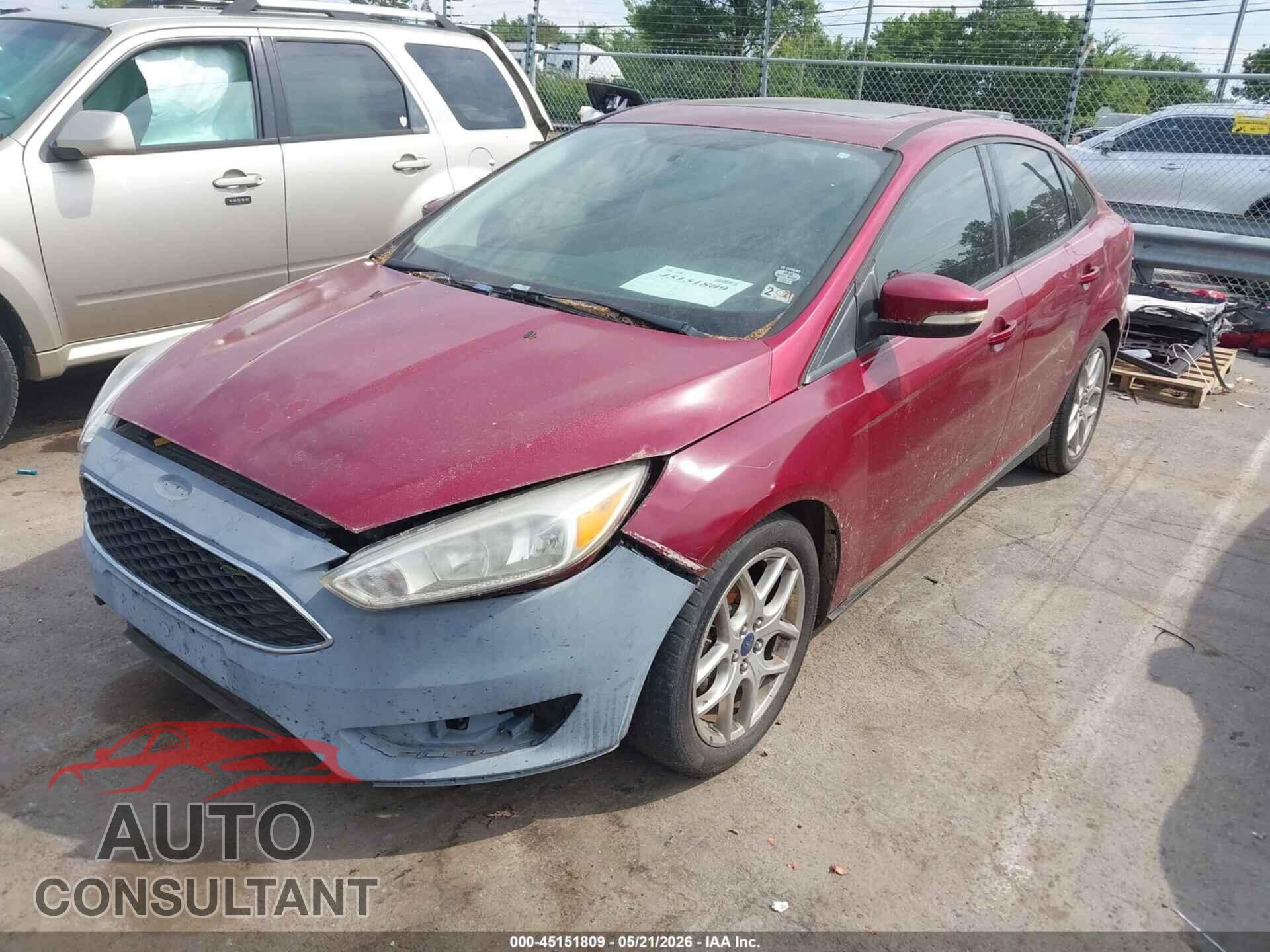 FORD FOCUS 2015 - 1FADP3F20FL362351