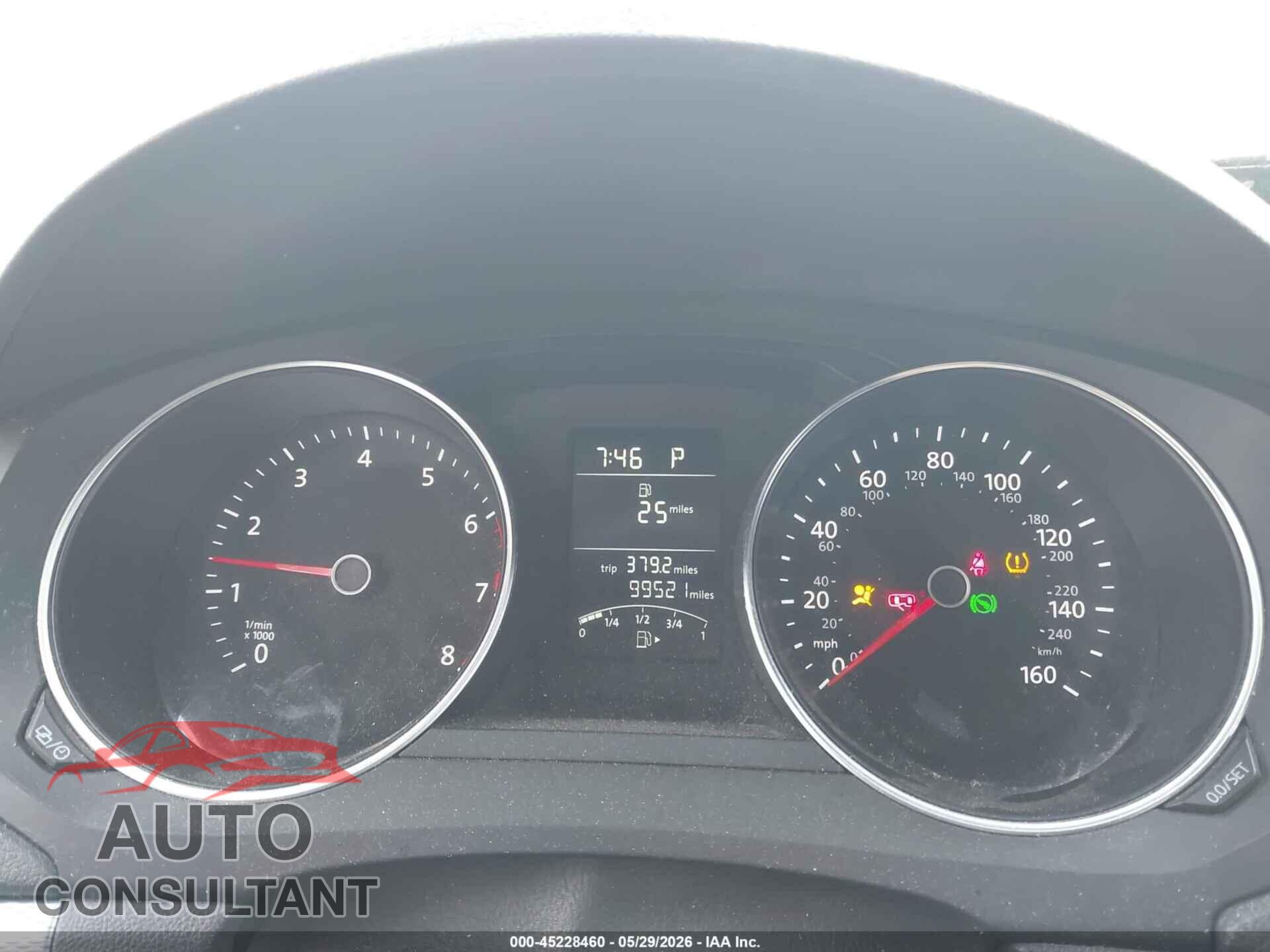 VOLKSWAGEN JETTA 2017 - 3VW2B7AJ4HM218242