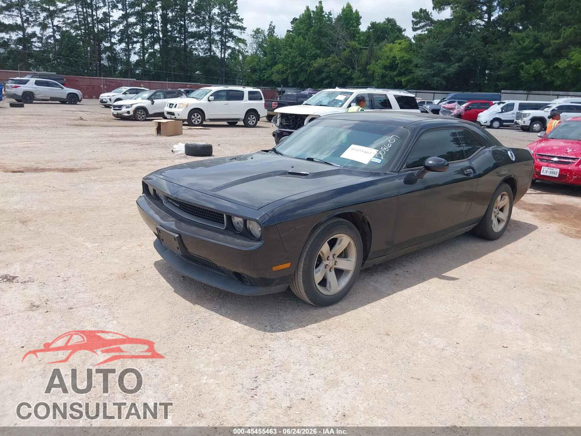 DODGE CHALLENGER 2012 - 2C3CDYAG2CH208607