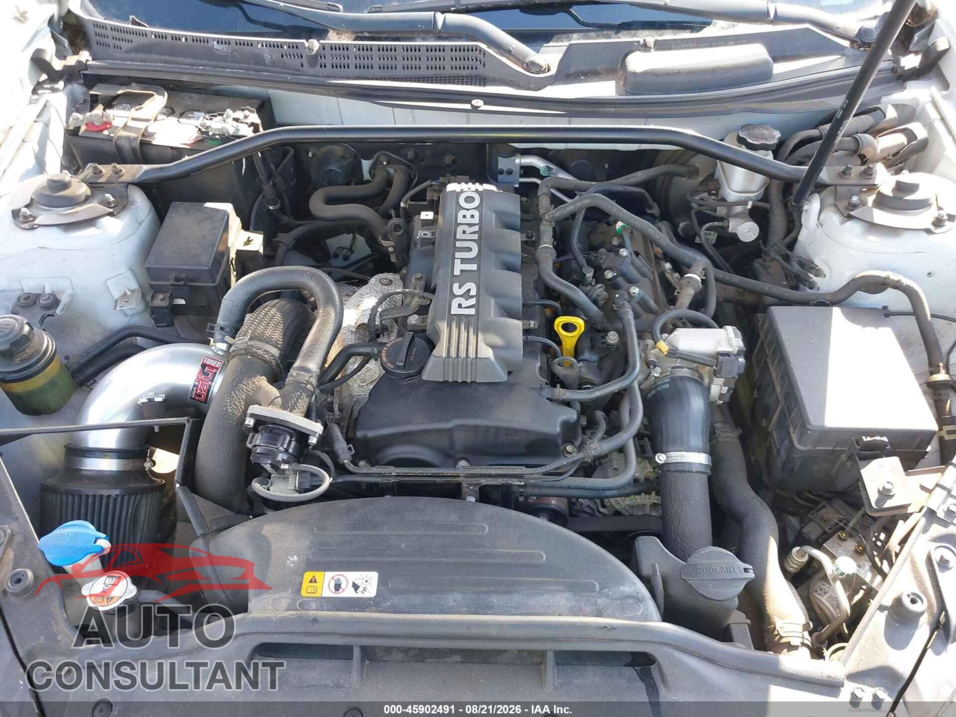 HYUNDAI GENESIS 2013 - KMHHT6KD2DU095524