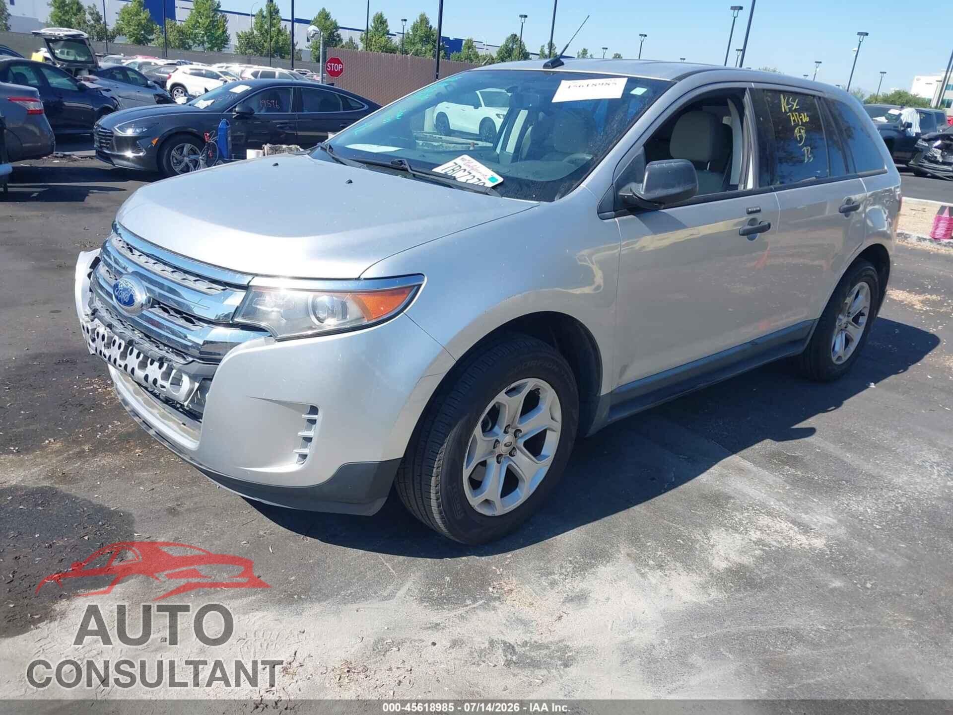FORD EDGE 2013 - 2FMDK3G92DBB83080