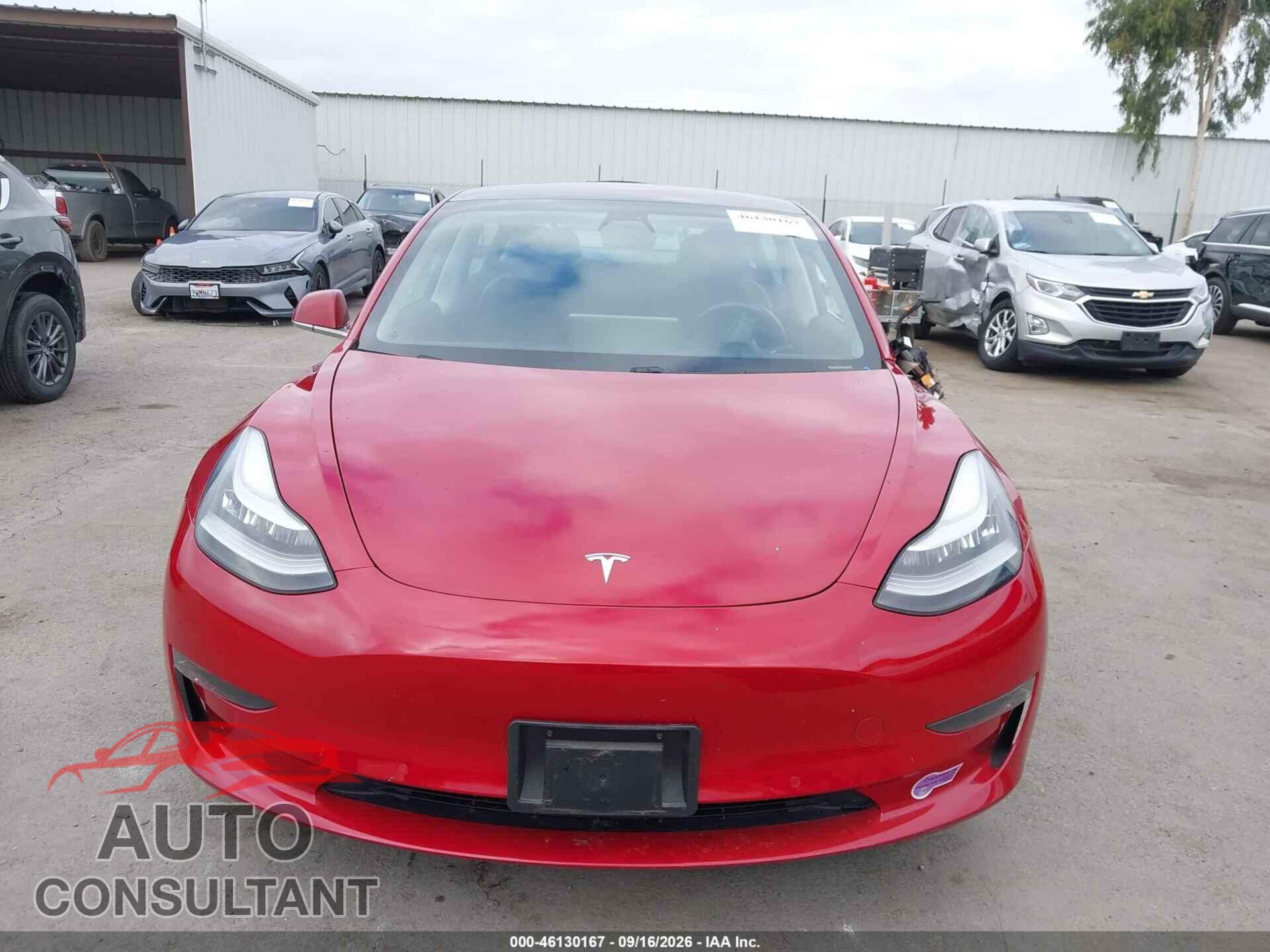 TESLA MODEL 3 2018 - 5YJ3E1EA6JF058543