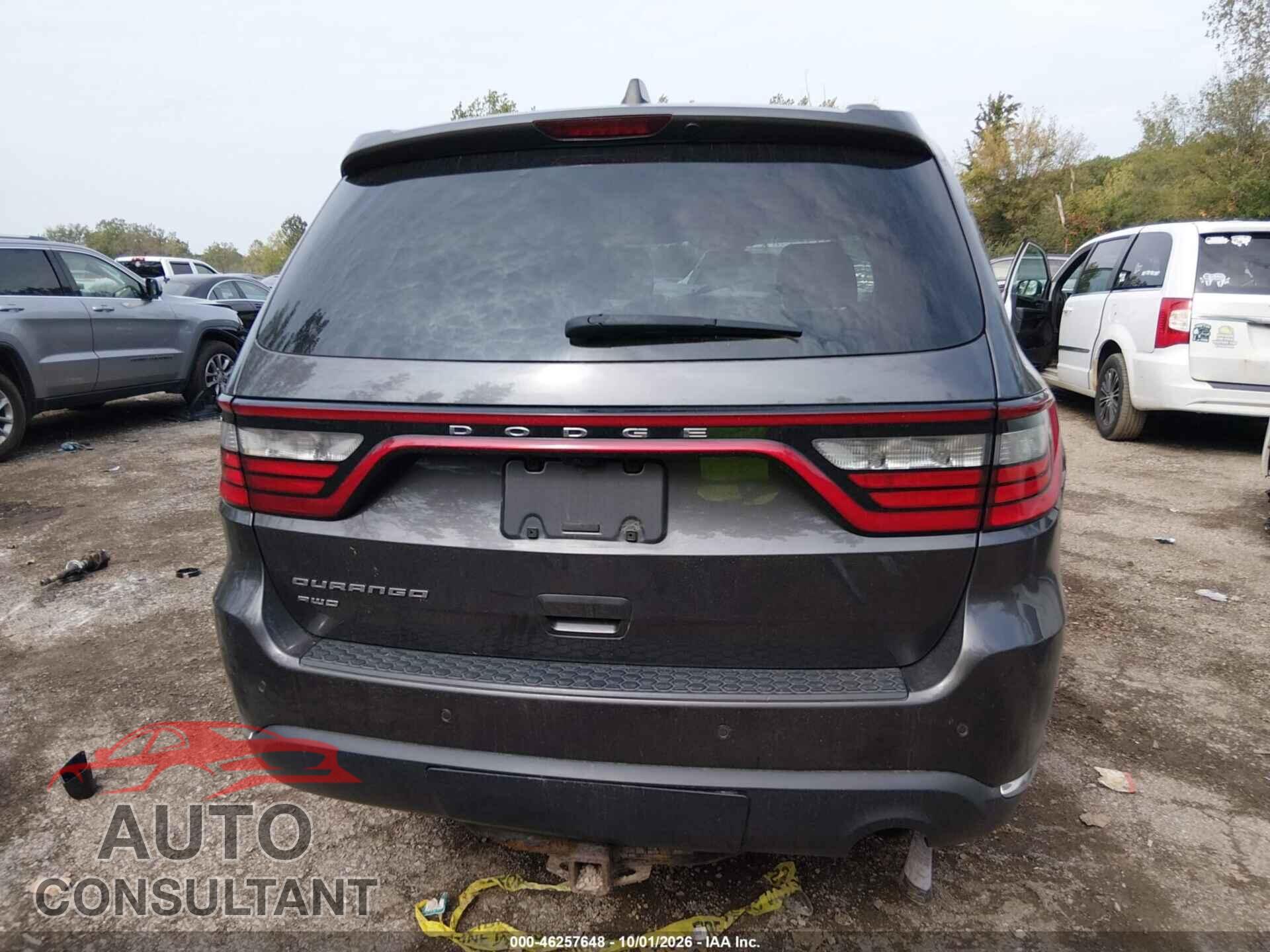 DODGE DURANGO 2017 - 1C4RDJAG9HC652820