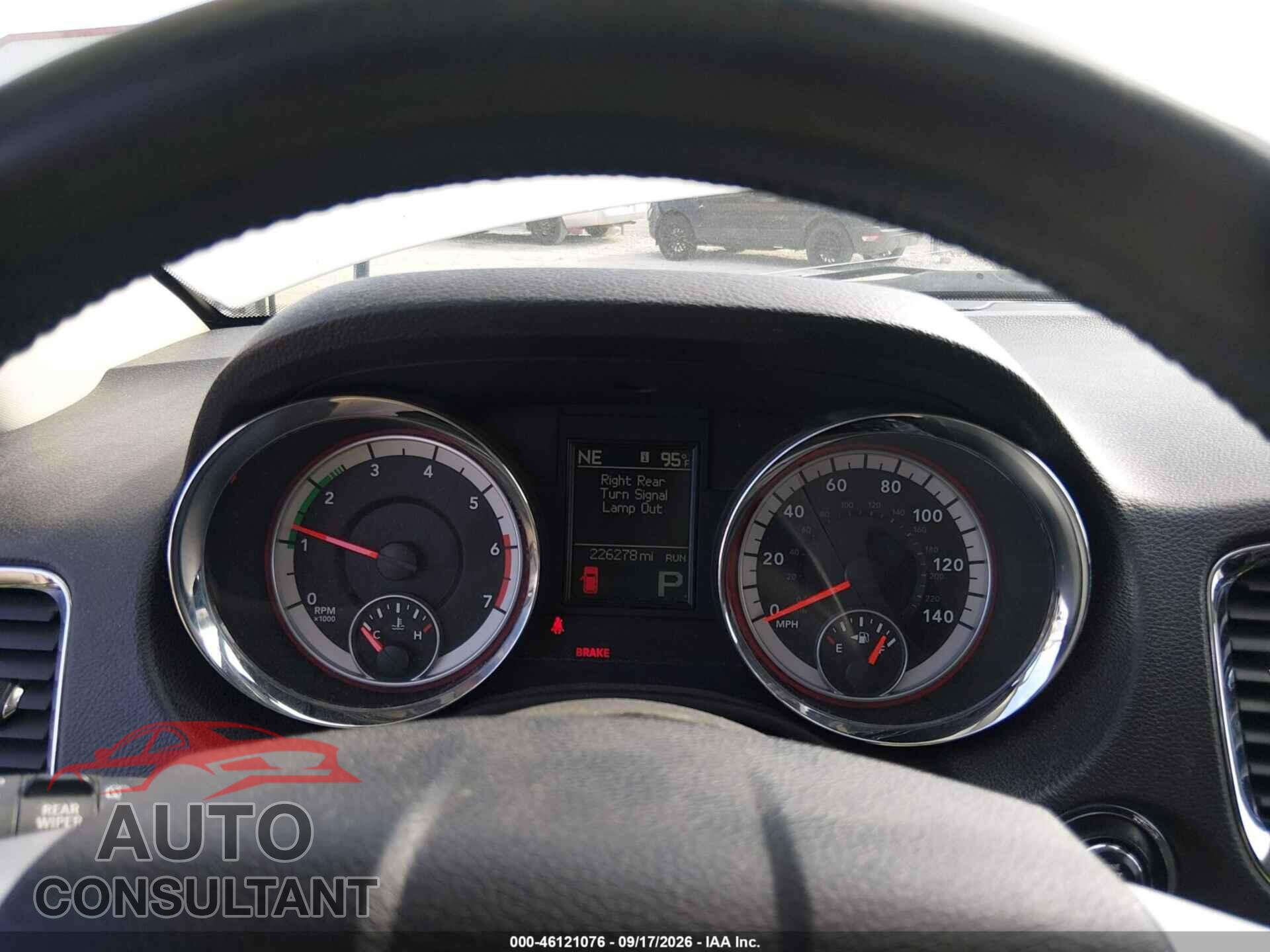 DODGE DURANGO 2011 - 1D4SD4GT1BC706290