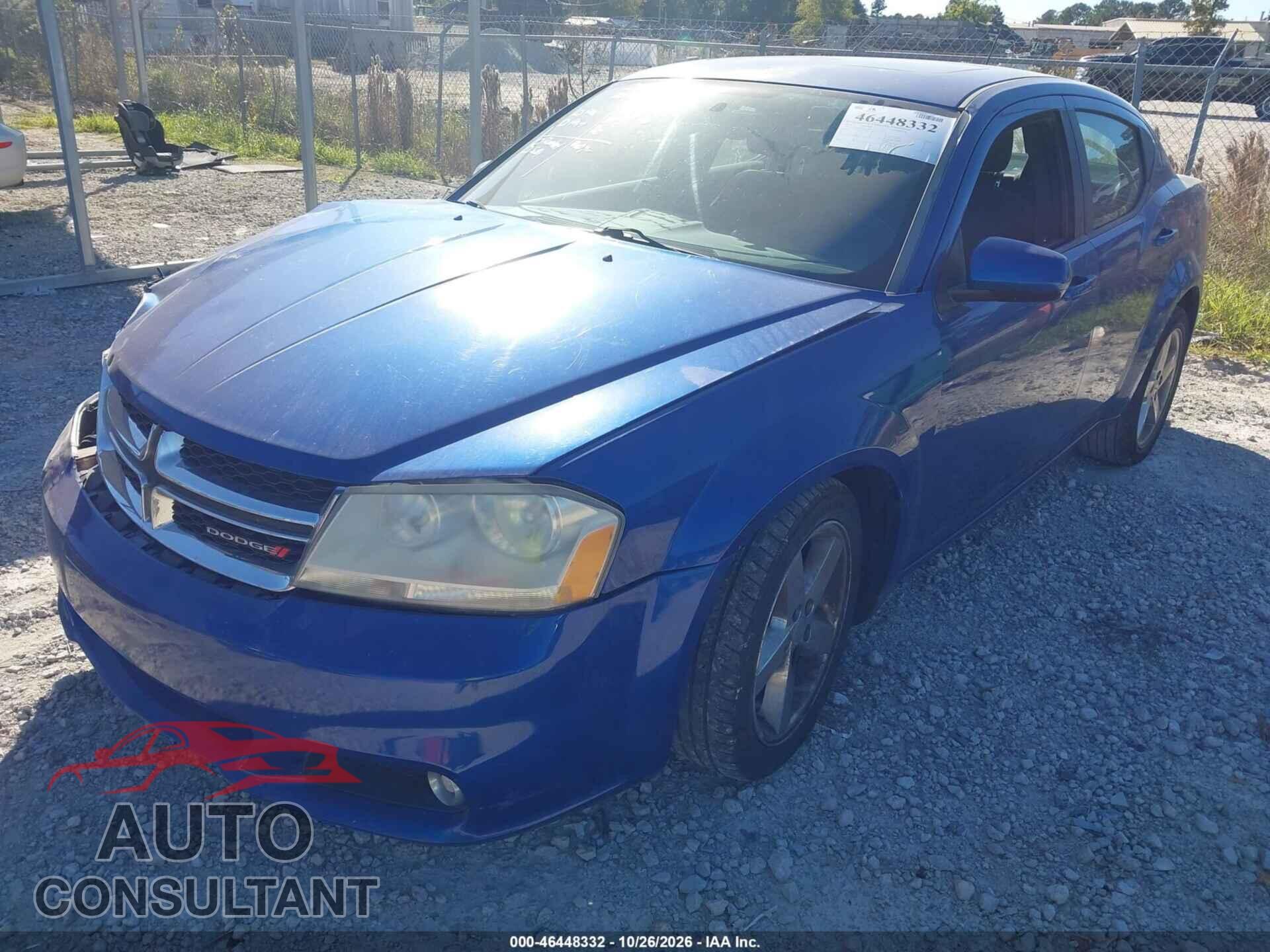 DODGE AVENGER 2013 - 1C3CDZCB5DN548043