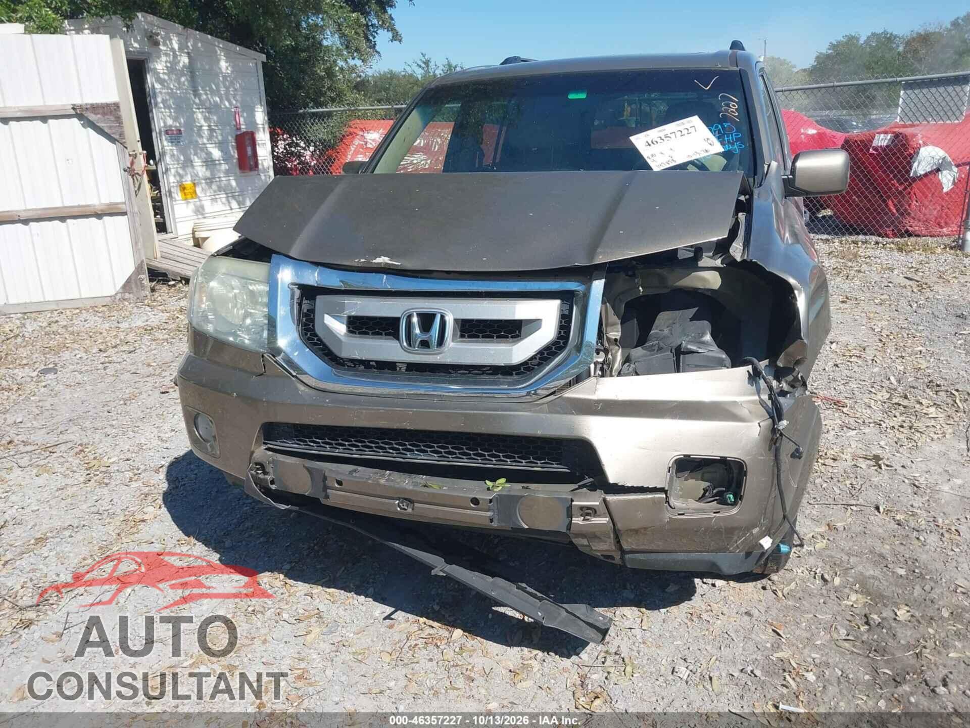 HONDA PILOT 2010 - 5FNYF4H56AB032995
