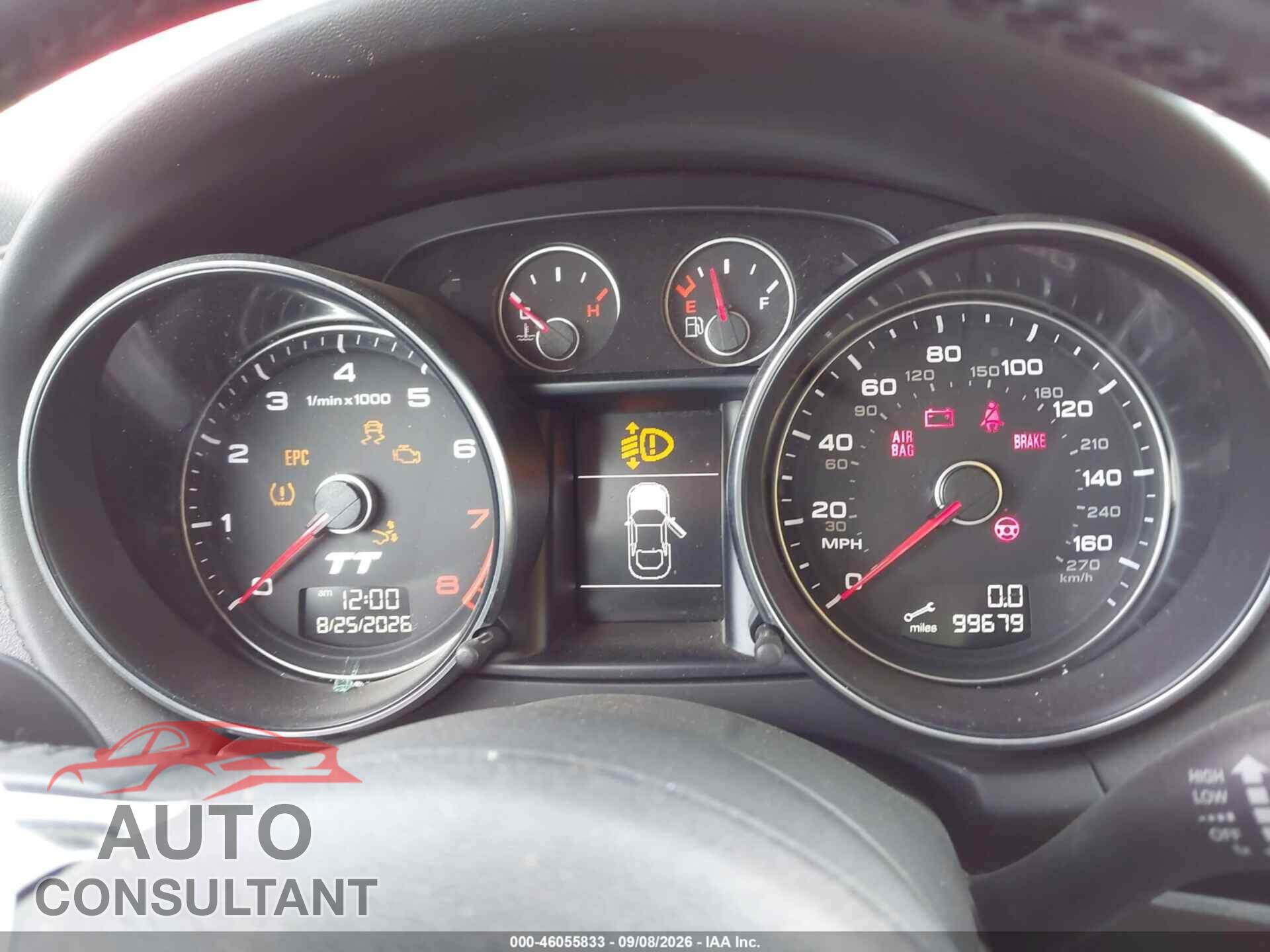 AUDI TT 2014 - TRUBFAFK5E1007989