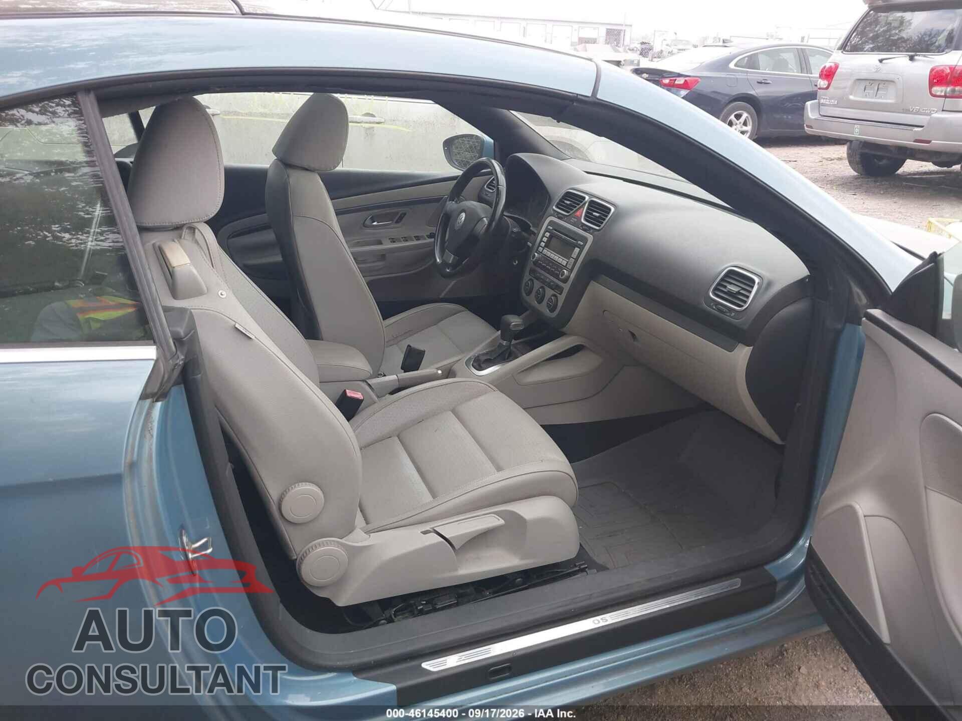 VOLKSWAGEN EOS 2009 - WVWBA71F99V018580