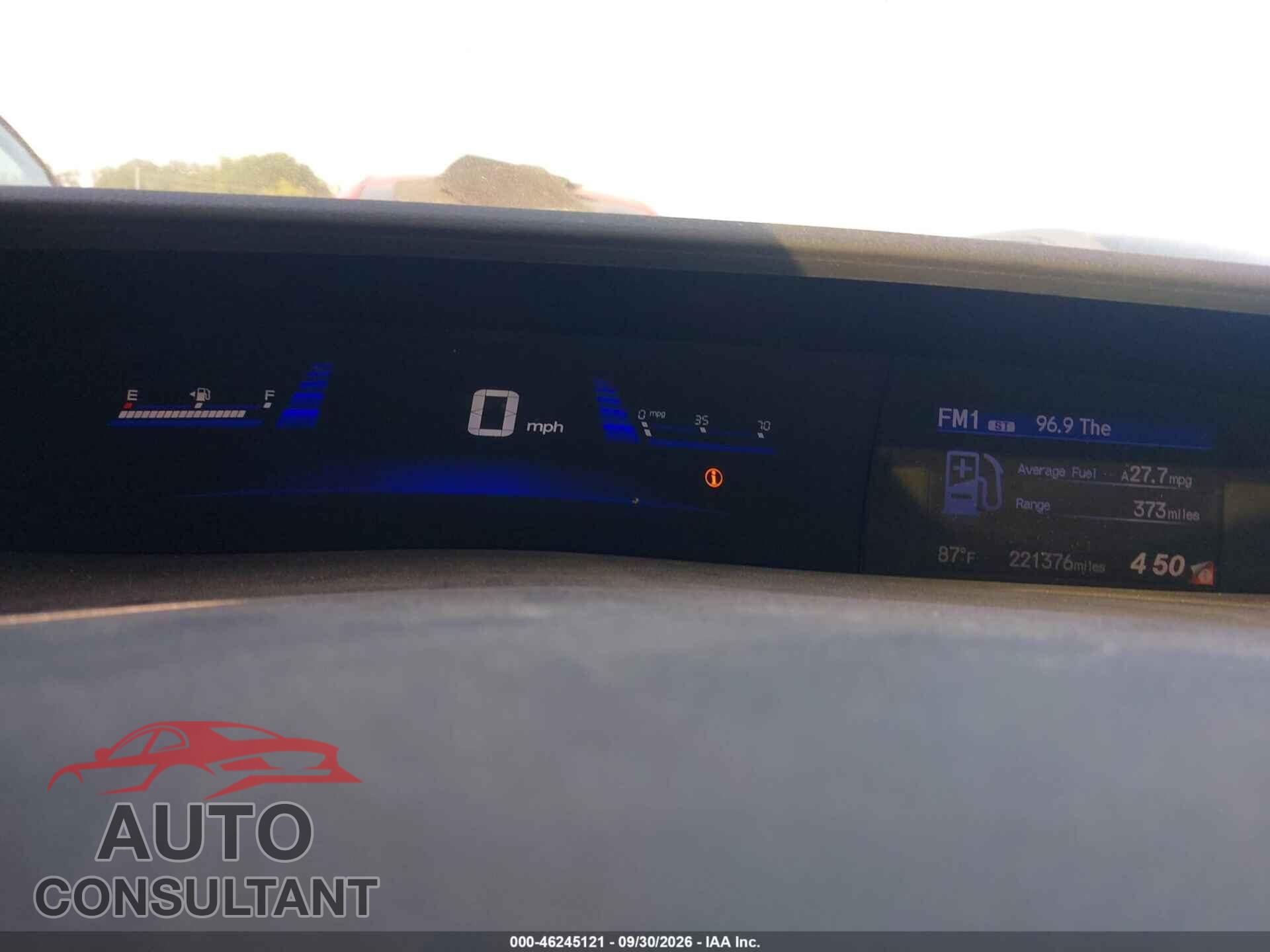 HONDA CIVIC 2013 - 19XFB2F96DE043664