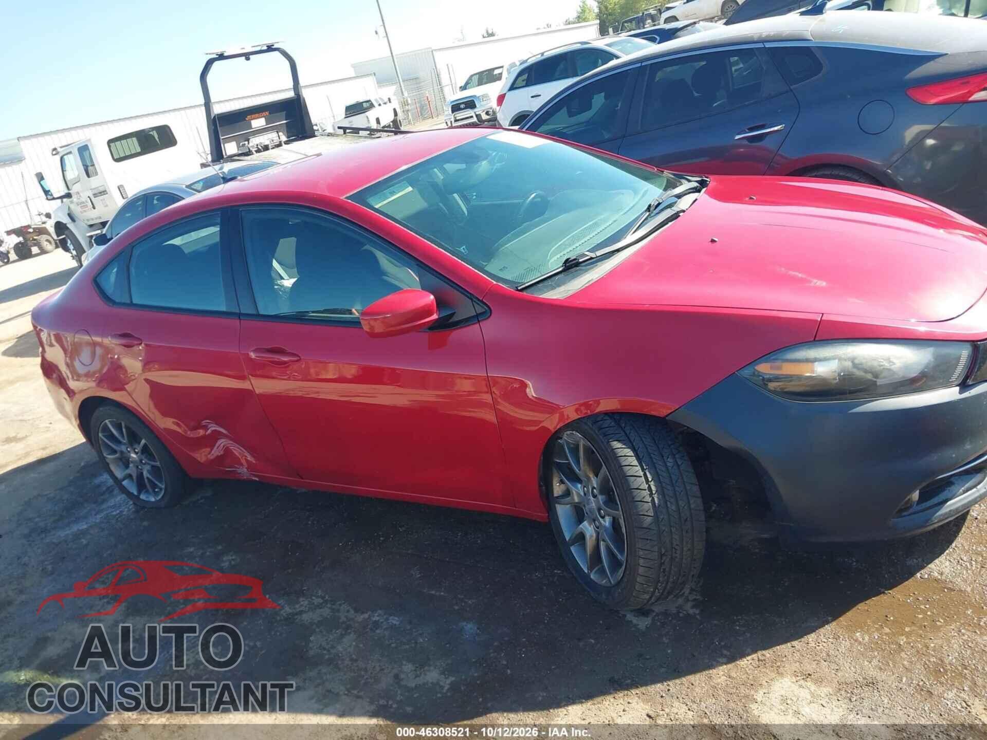 DODGE DART 2013 - 1C3CDFBA8DD154808