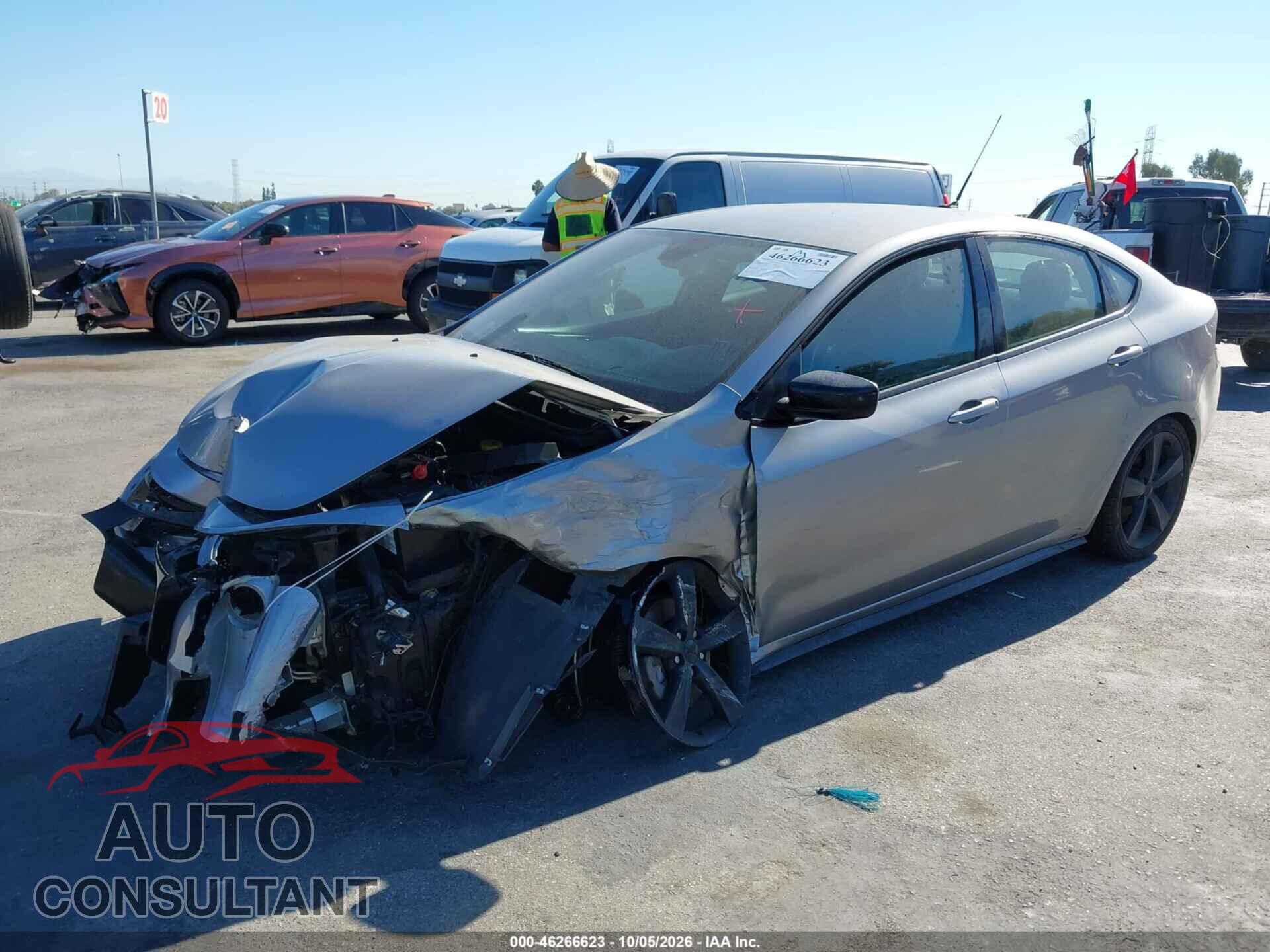 DODGE DART 2015 - 1C3CDFBB3FD378712