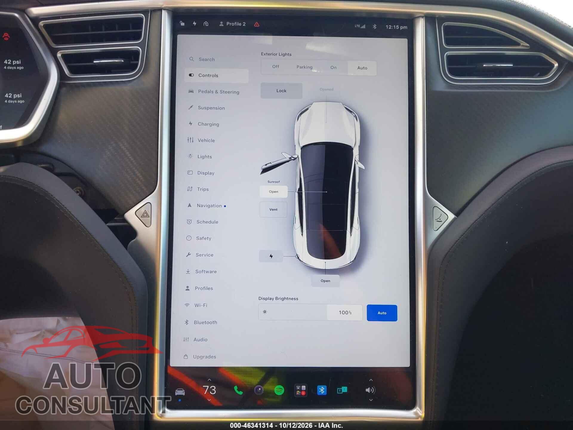 TESLA MODEL S 2013 - 5YJSA1CP4DFP13494