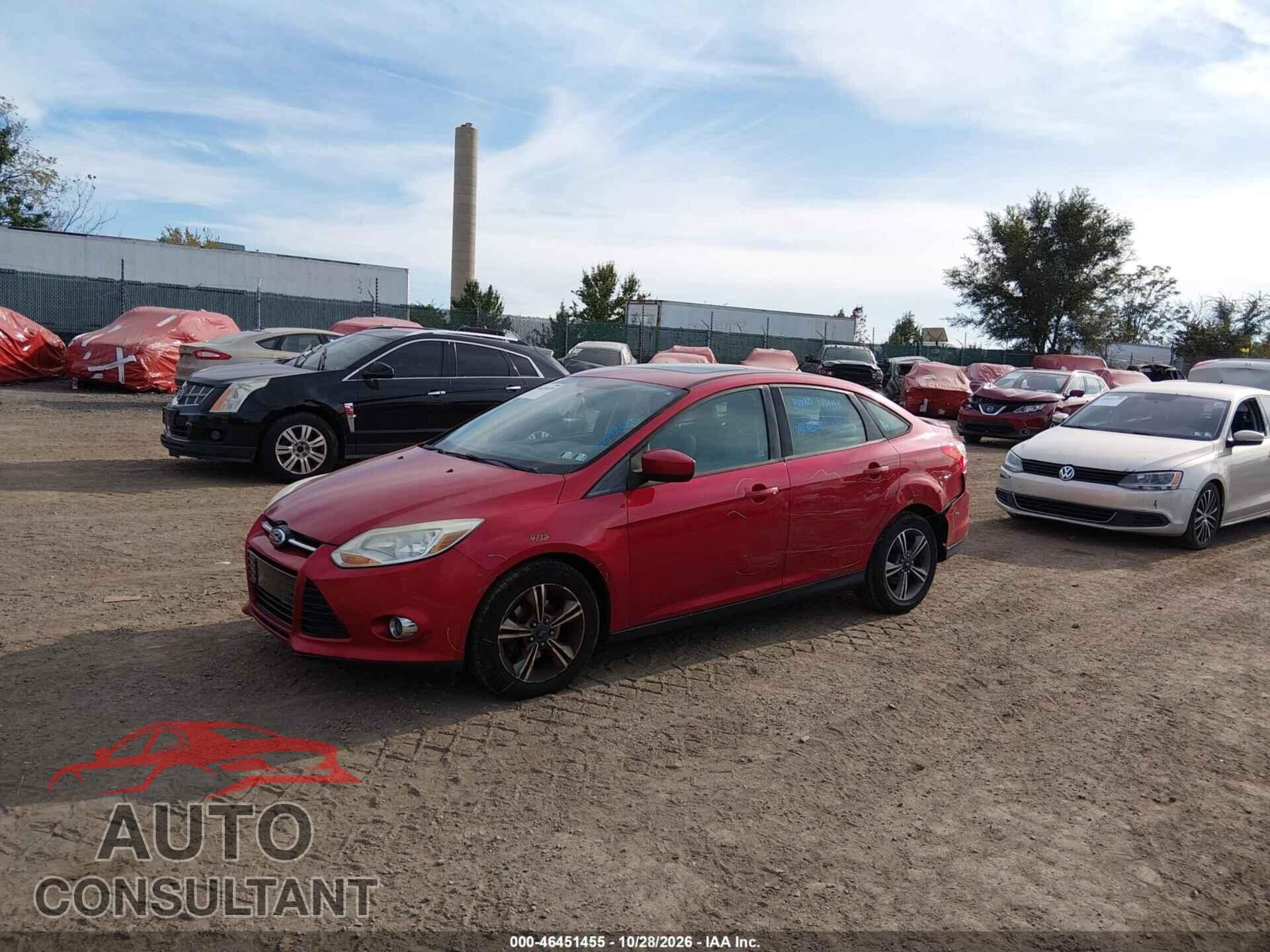 FORD FOCUS 2012 - 1FAHP3F24CL307513