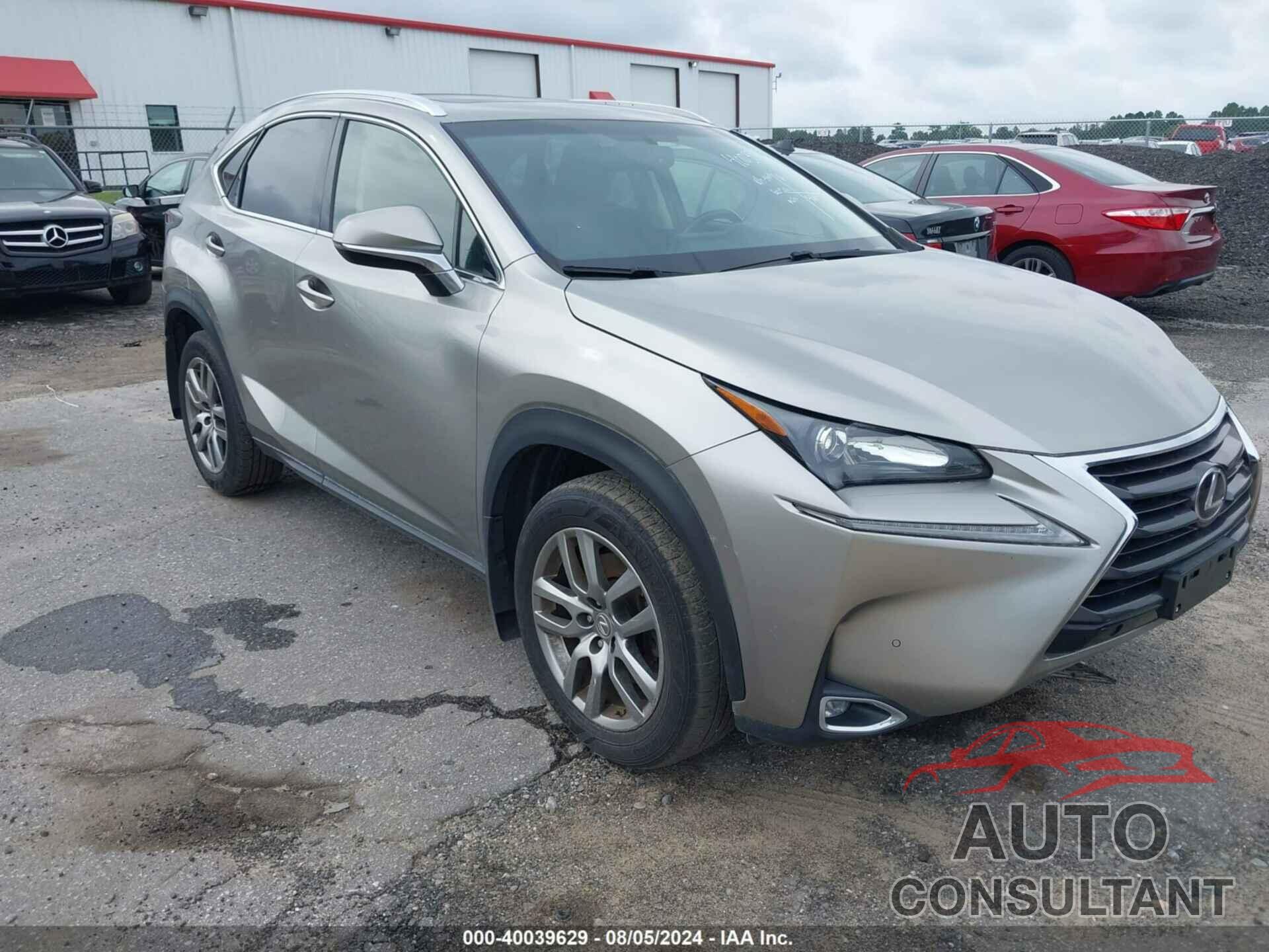 LEXUS NX 200T 2016 - JTJBARBZ8G2047813