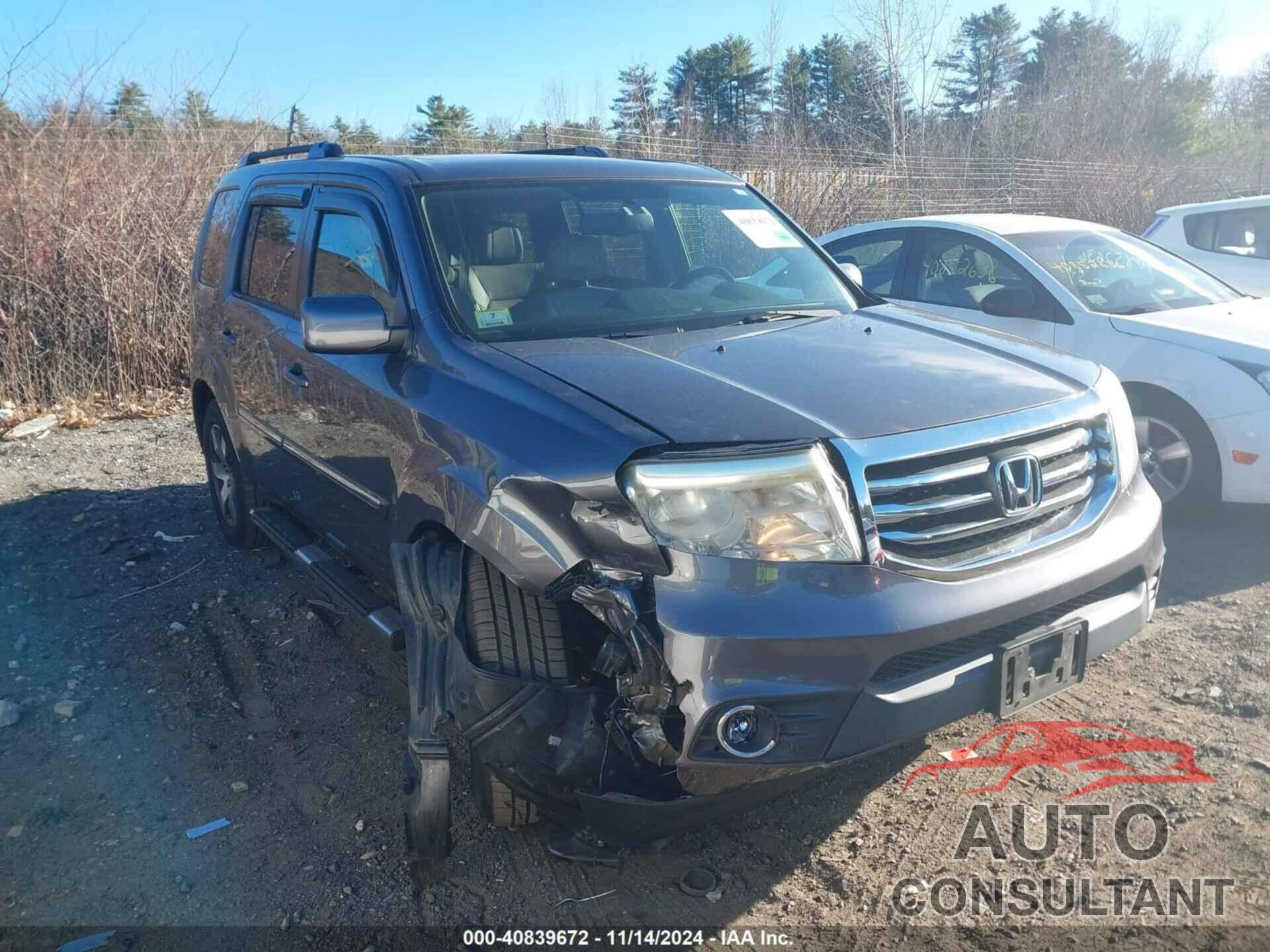 HONDA PILOT 2015 - 5FNYF4H91FB027472