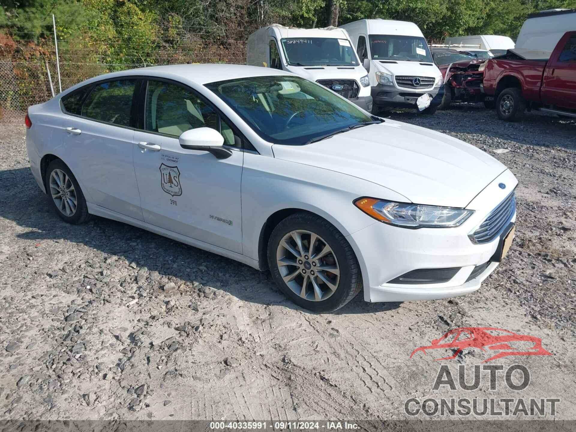 FORD FUSION HYBRID 2017 - 3FA6P0UU2HR151622