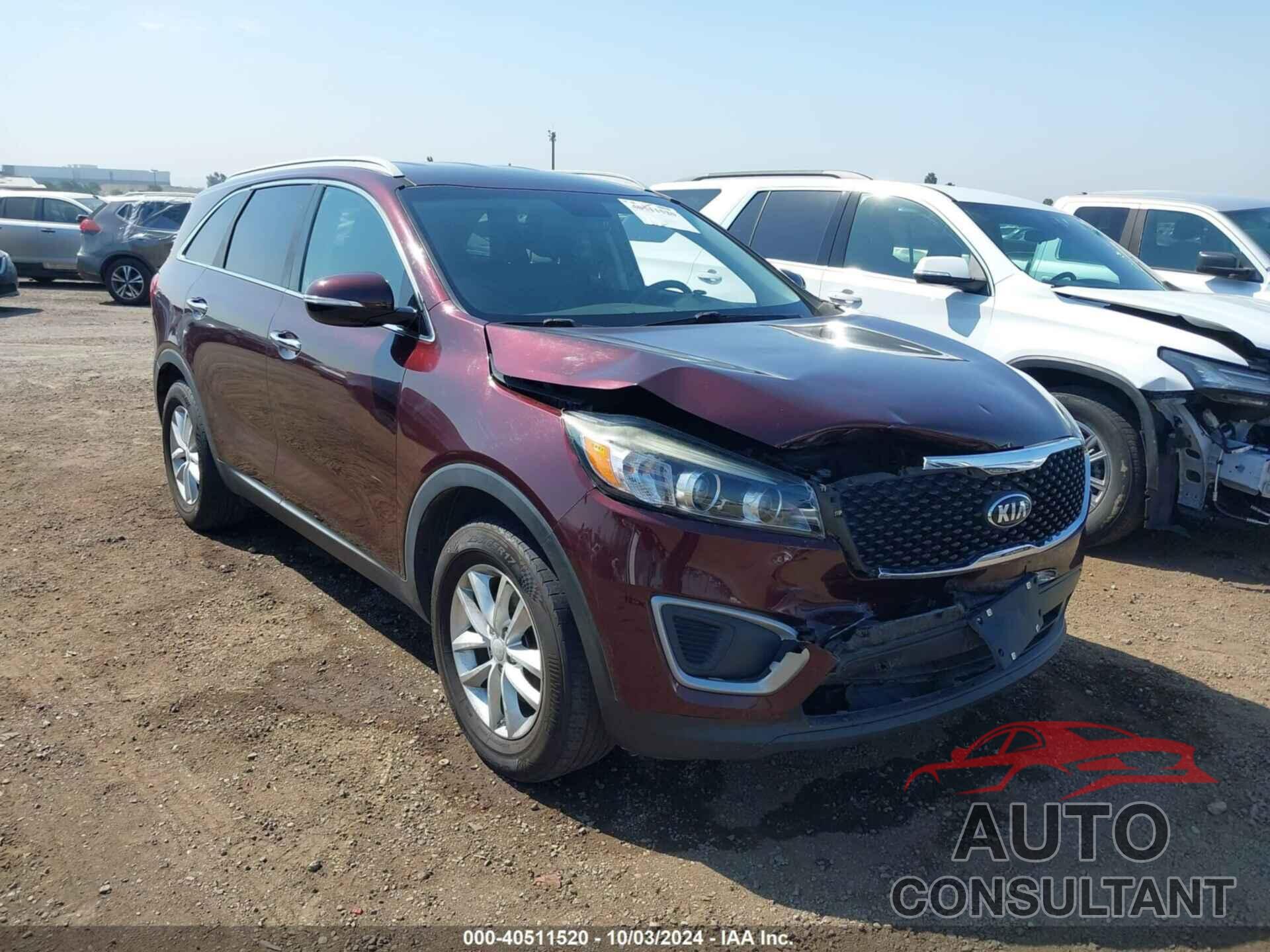 KIA SORENTO 2017 - 5XYPG4A37HG280791
