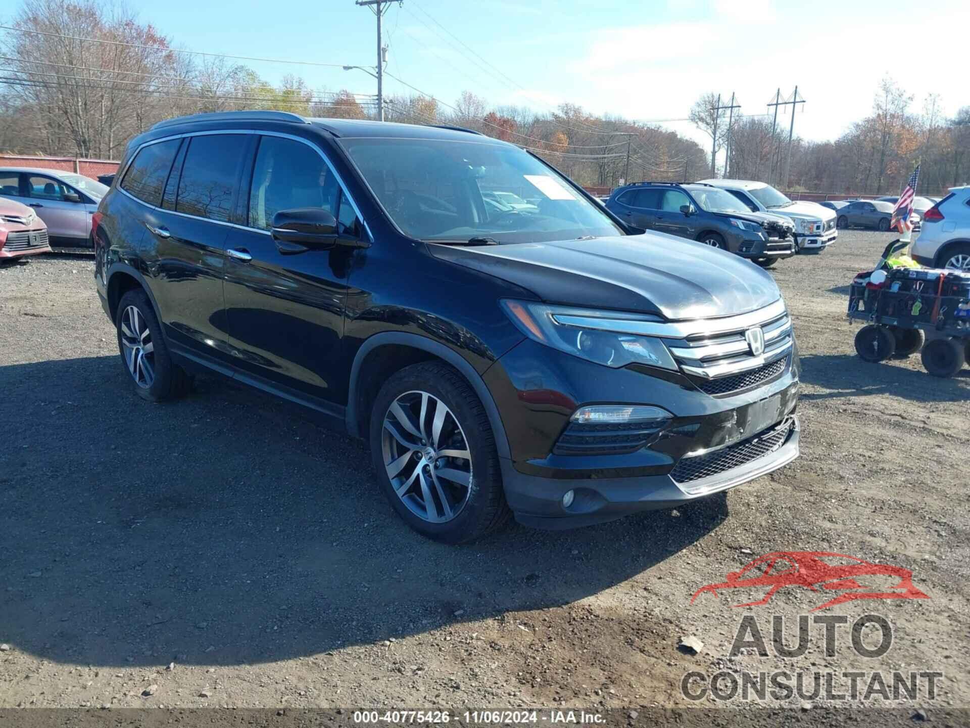 HONDA PILOT 2016 - 5FNYF6H92GB075172