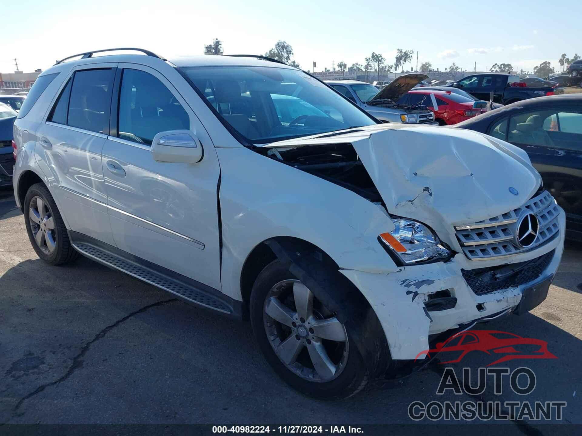 MERCEDES-BENZ ML 350 2010 - 4JGBB5GB2AA604678