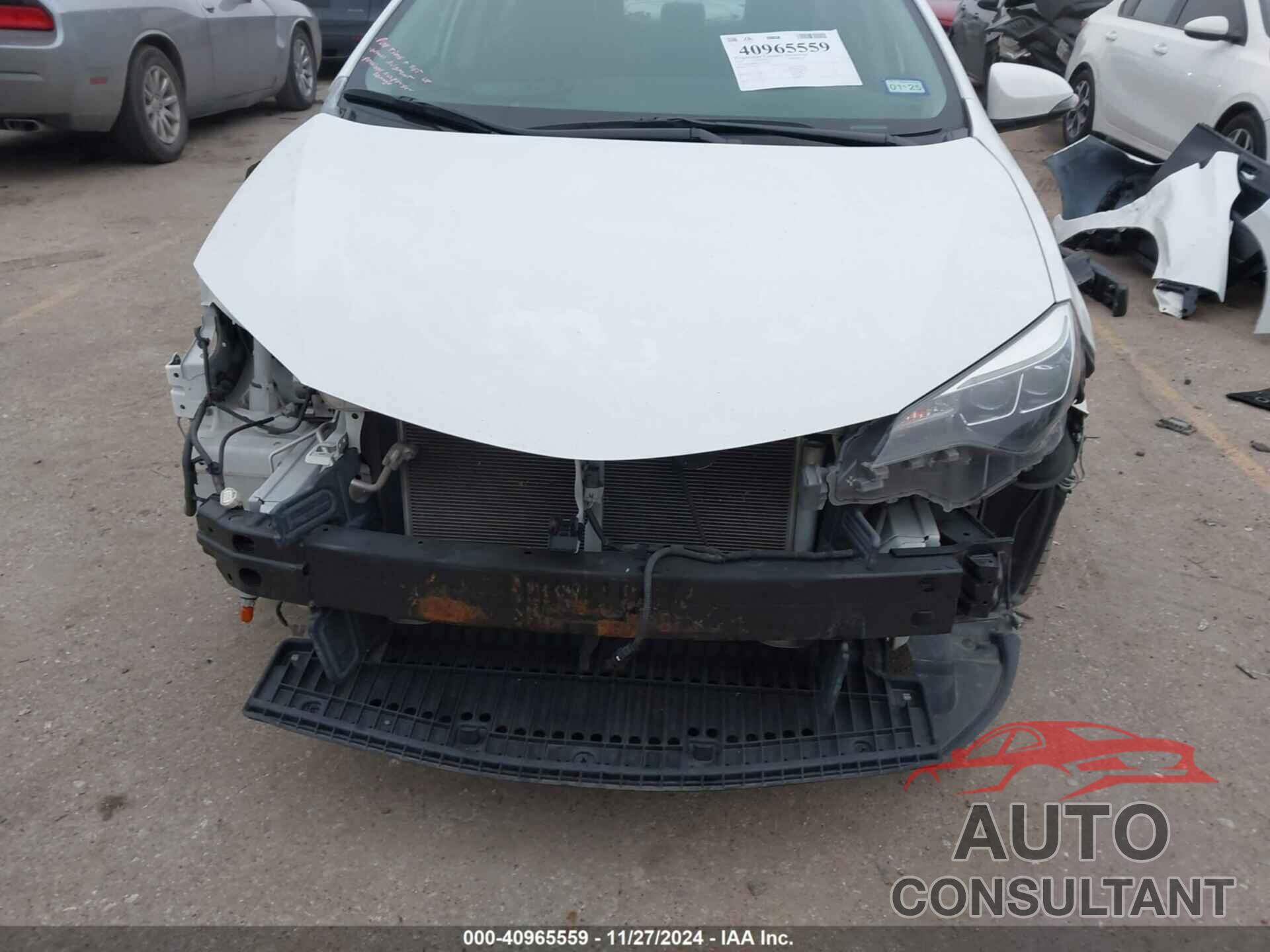 TOYOTA COROLLA 2019 - 5YFBURHE2KP916365