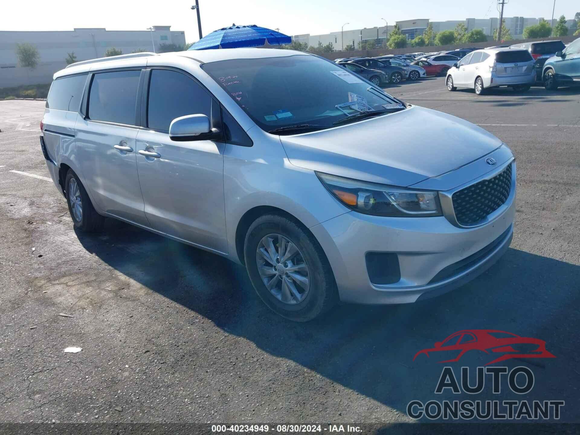 KIA SEDONA 2016 - KNDMB5C1XG6100790