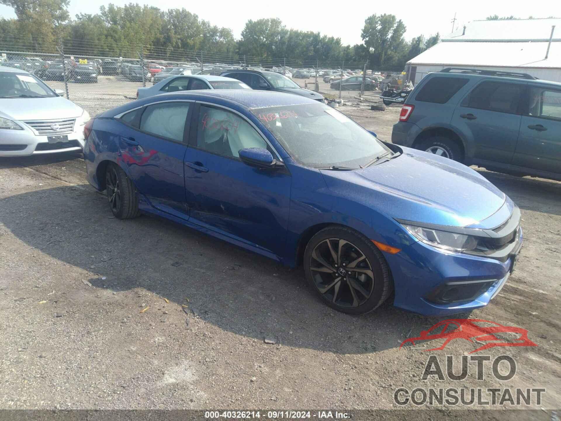 HONDA CIVIC 2019 - 2HGFC2F81KH605221