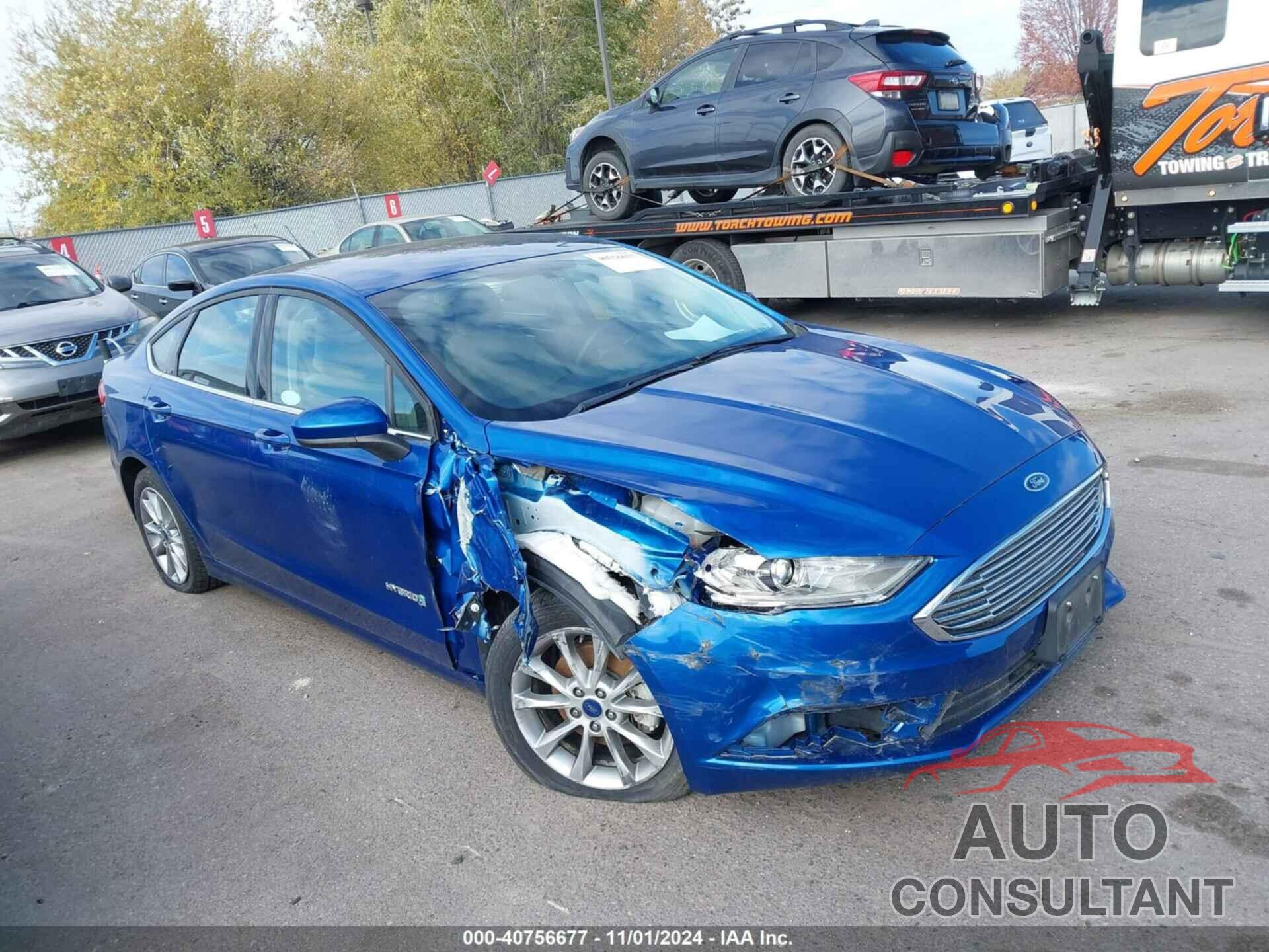 FORD FUSION HYBRID 2017 - 3FA6P0UU0HR151618