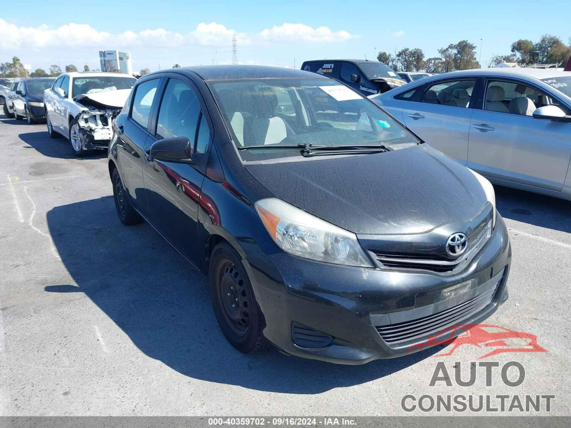 TOYOTA YARIS 2013 - JTDKTUD30DD572681
