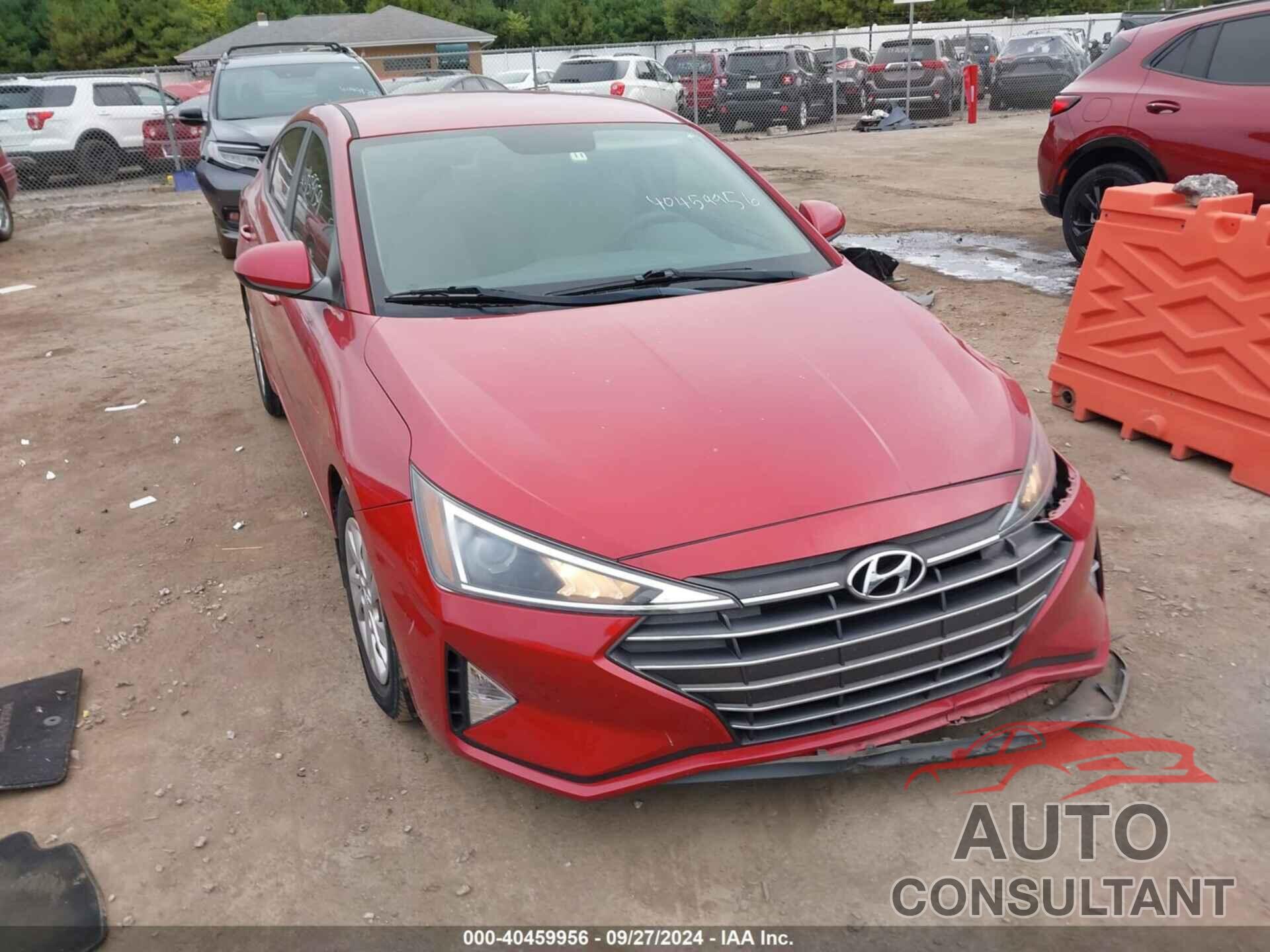 HYUNDAI ELANTRA 2019 - 5NPD74LF2KH477474