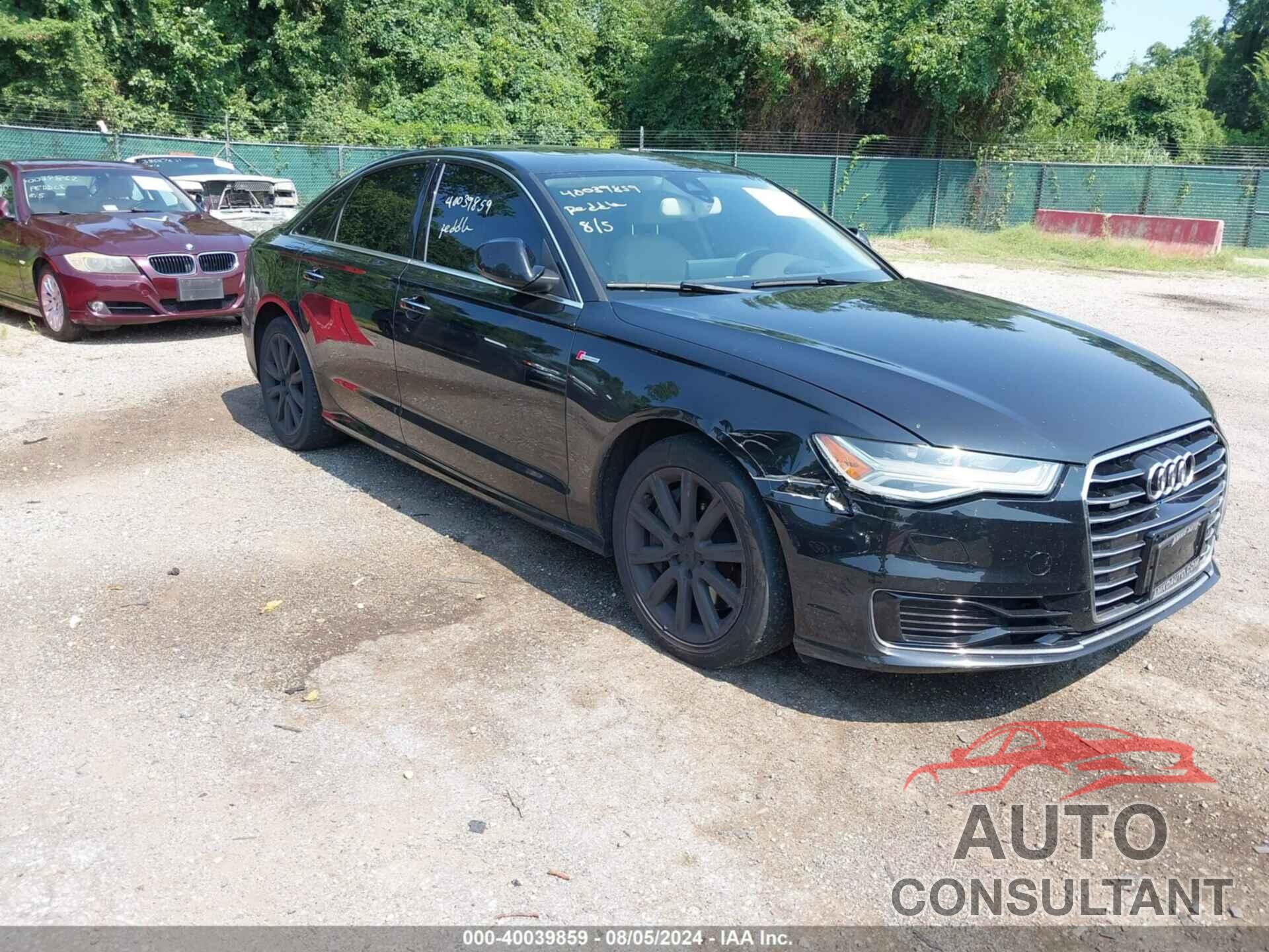 AUDI A6 2016 - WAUHGAFCXGN022216