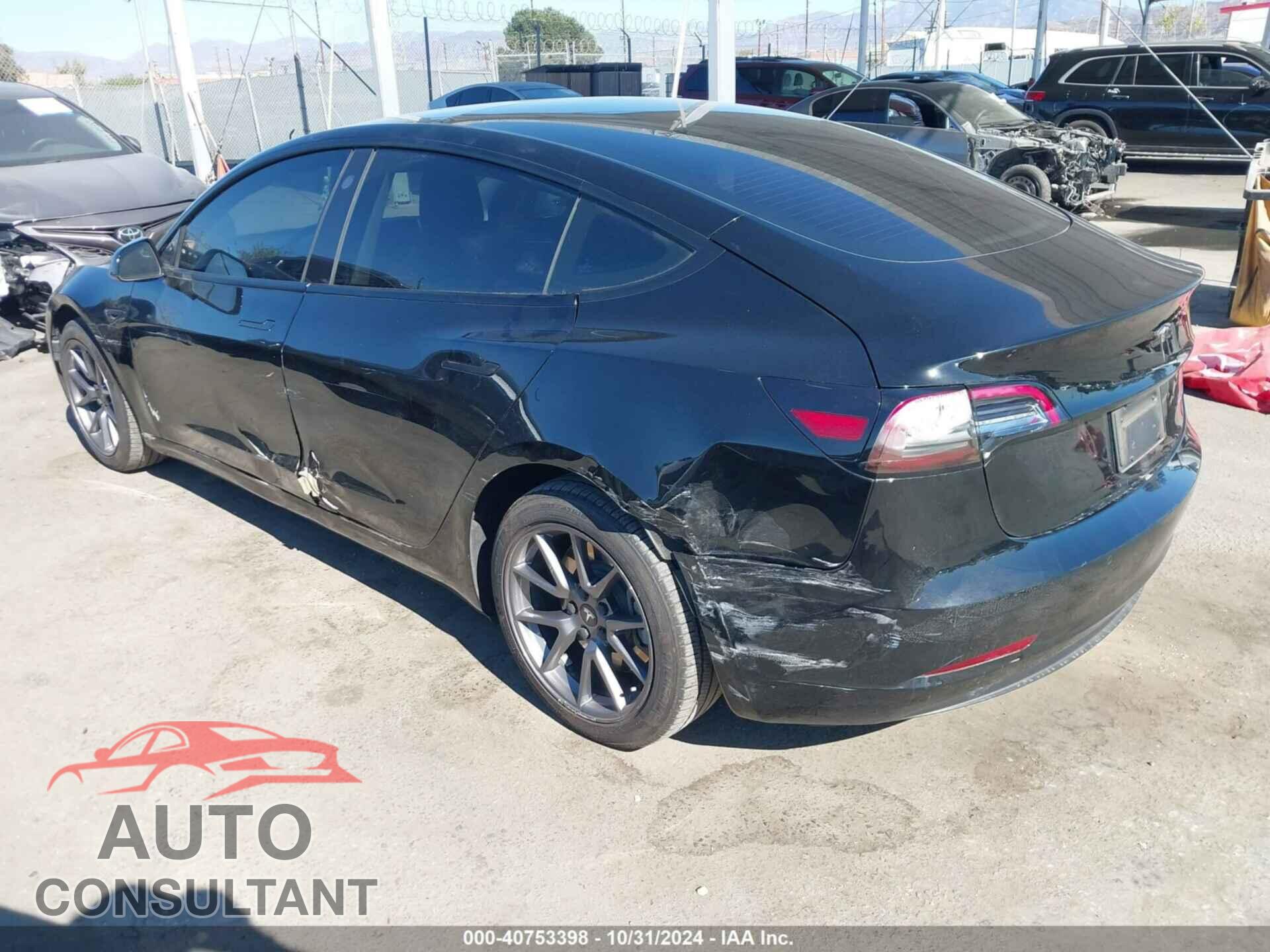 TESLA MODEL 3 2021 - 5YJ3E1EB5MF096519