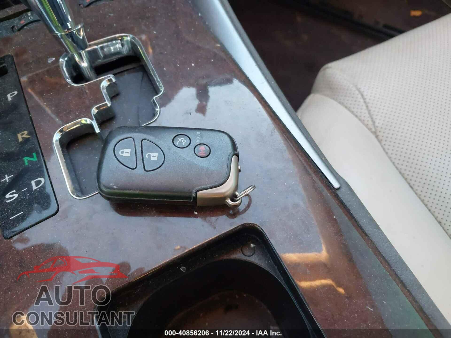 LEXUS IS 250 2012 - JTHBF5C22C5180444
