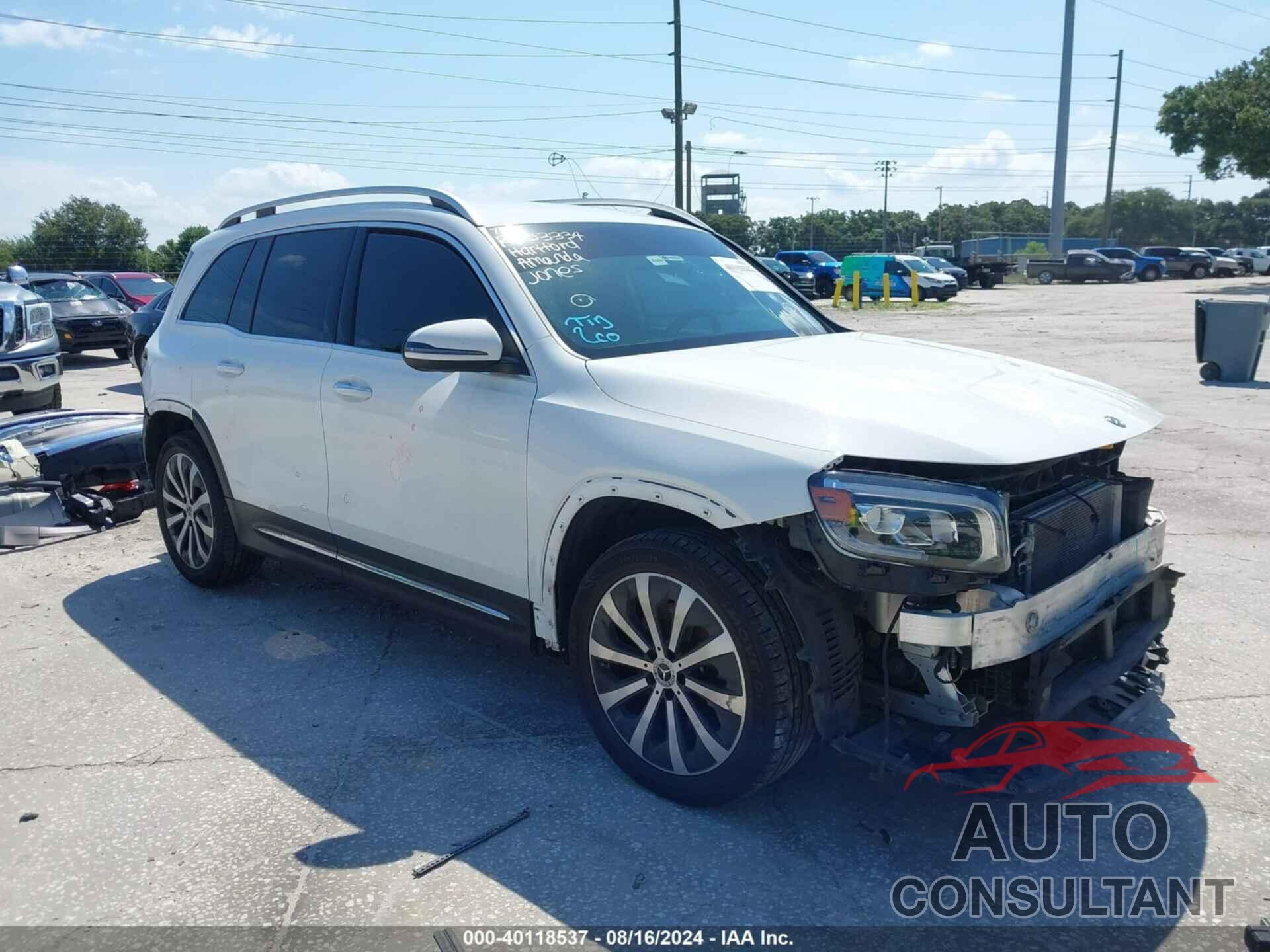 MERCEDES-BENZ GLB 250 2020 - WDC4M4GB0LW008230