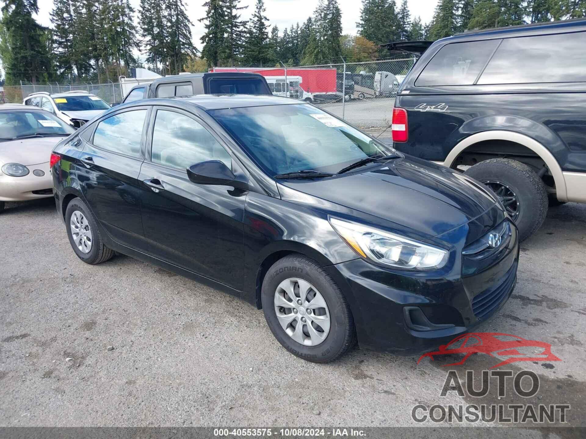 HYUNDAI ACCENT 2017 - KMHCT4AE0HU387459