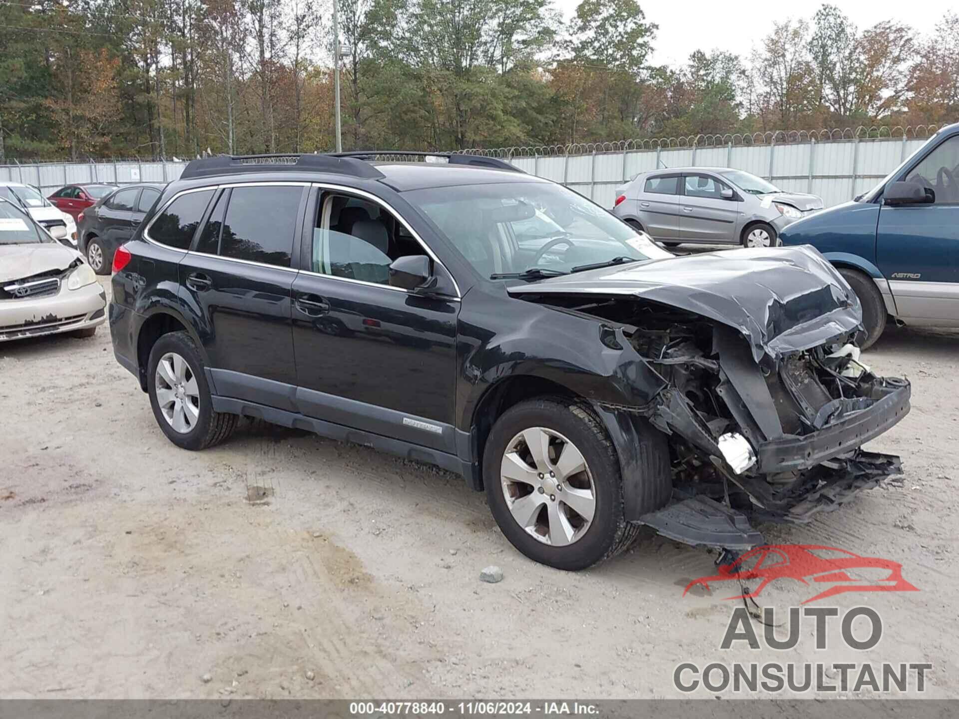 SUBARU OUTBACK 2012 - 4S4BRCCC6C3250329