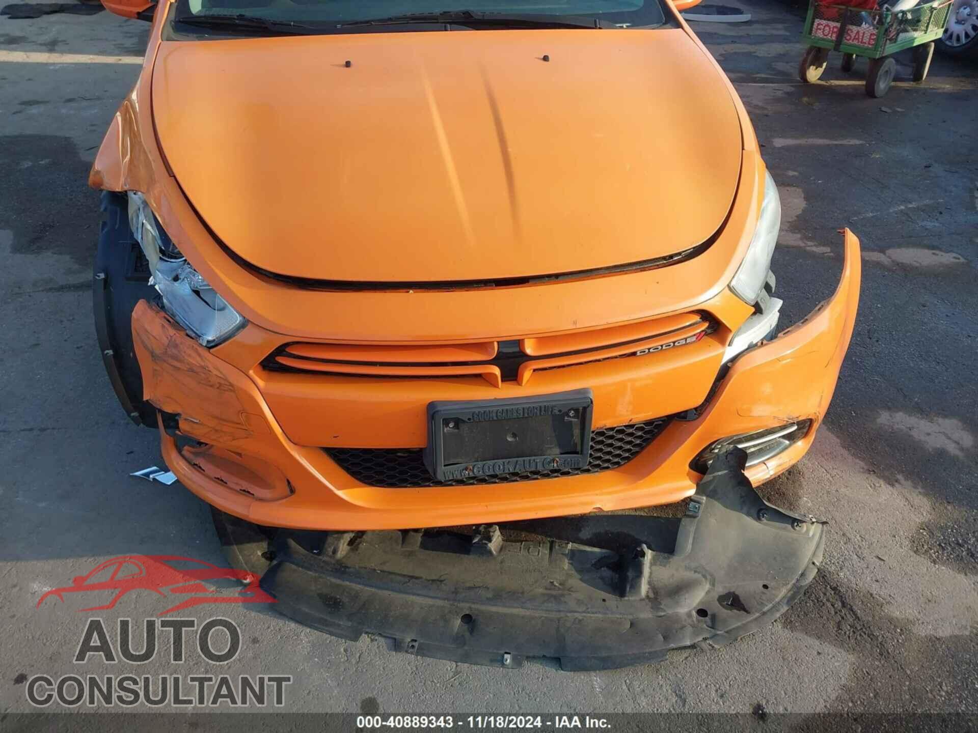 DODGE DART 2013 - 1C3CDFBA6DD331453