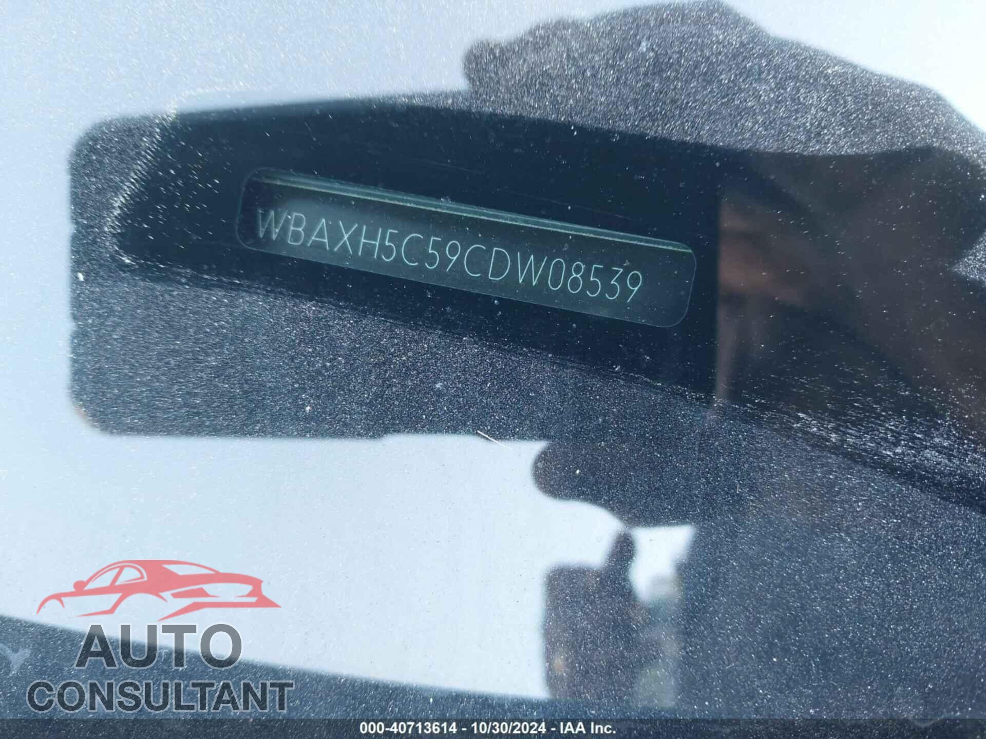 BMW 528I 2012 - WBAXH5C59CDW08539