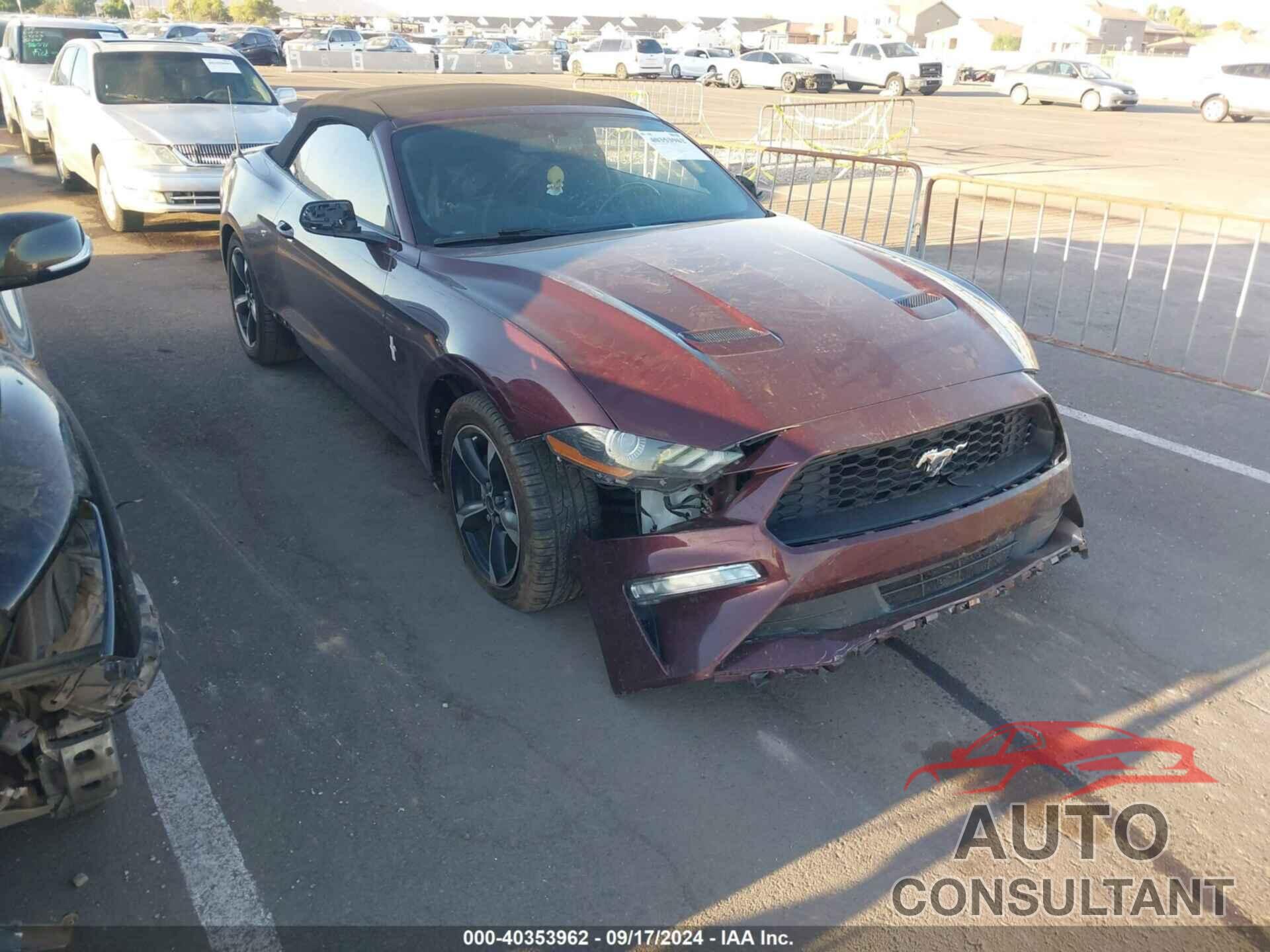 FORD MUSTANG 2018 - 1FATP8UH3J5166014