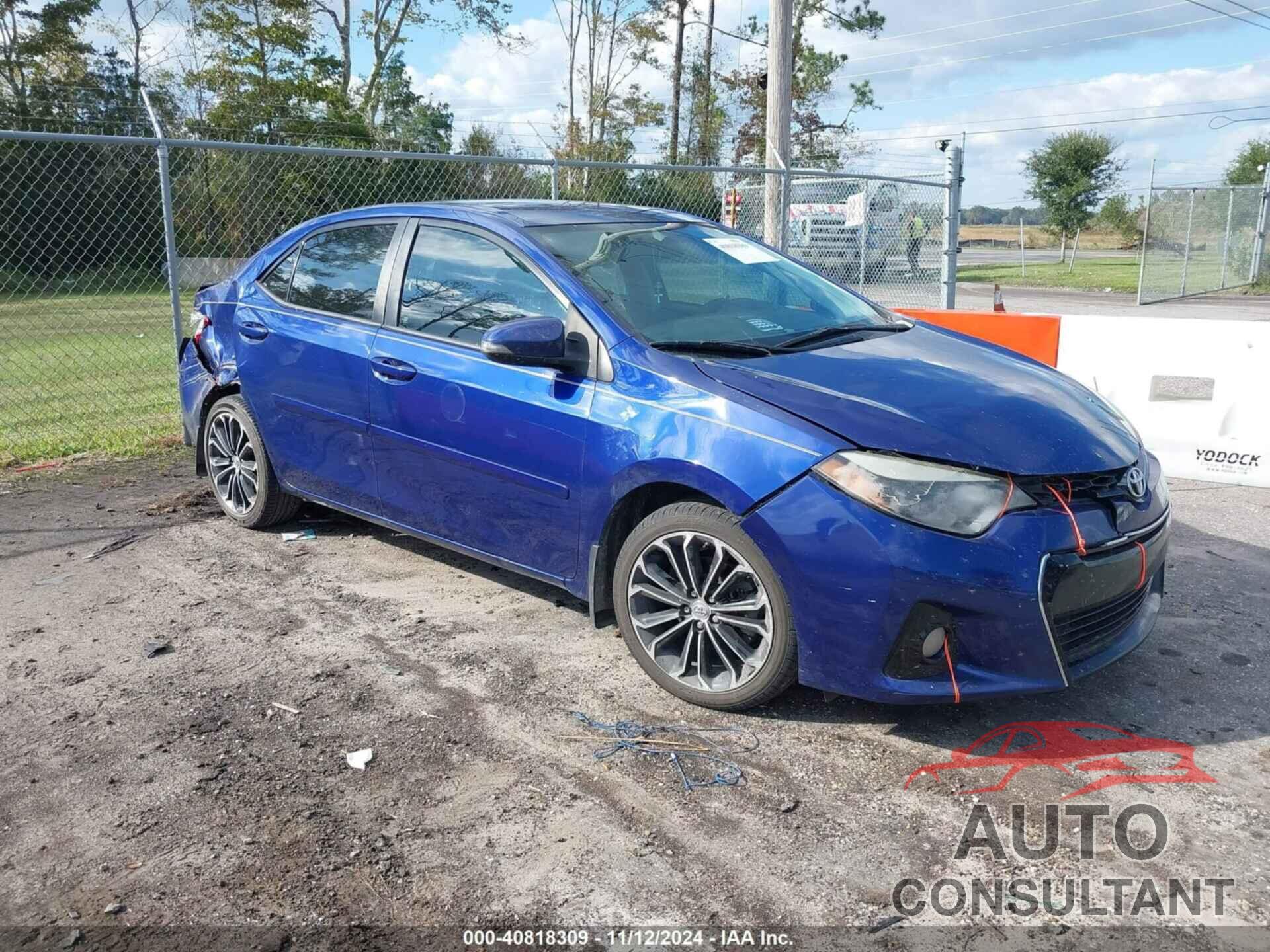TOYOTA COROLLA 2016 - 2T1BURHE0GC738088