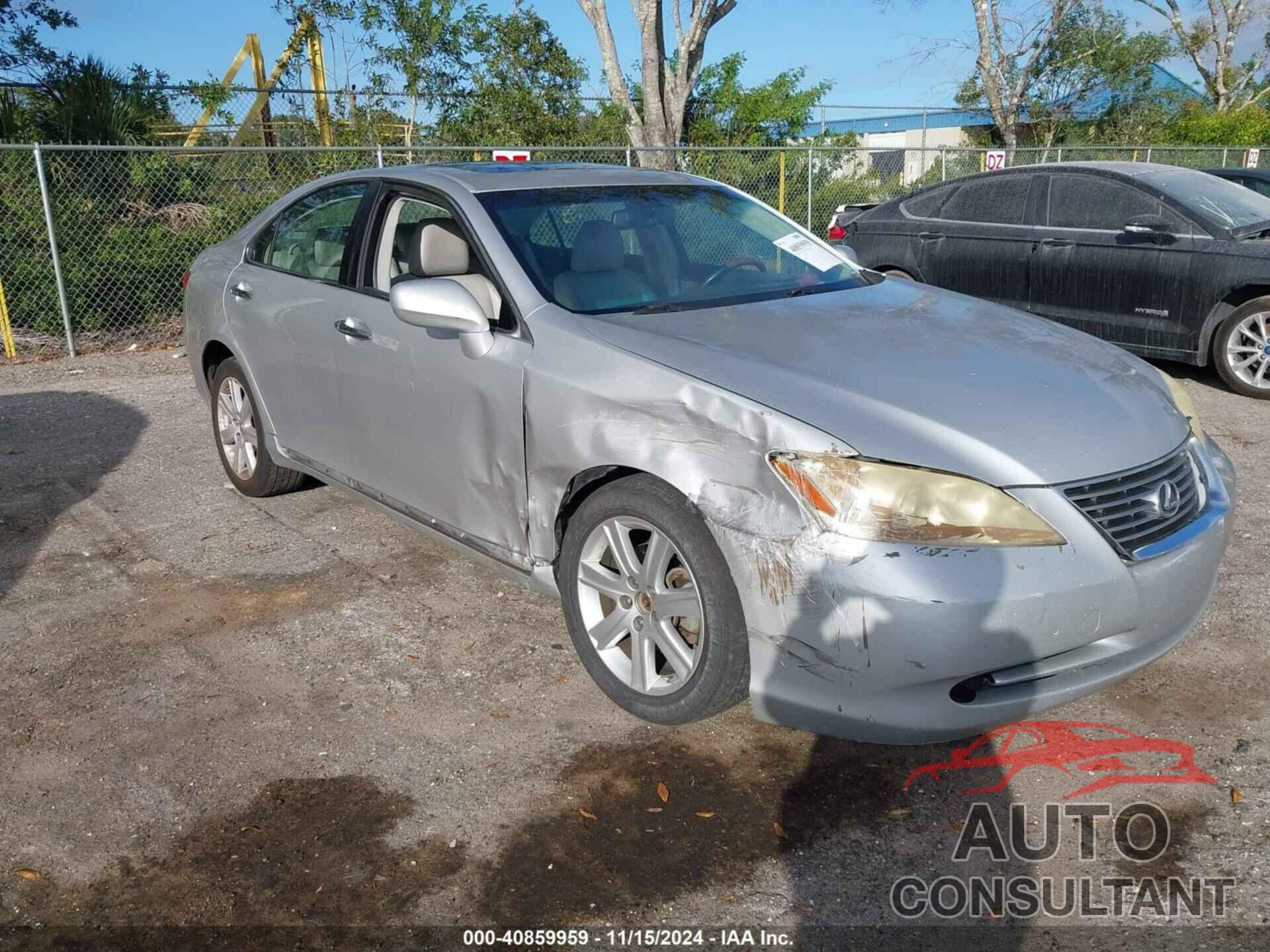 LEXUS ES 350 2009 - JTHBJ46G592303051