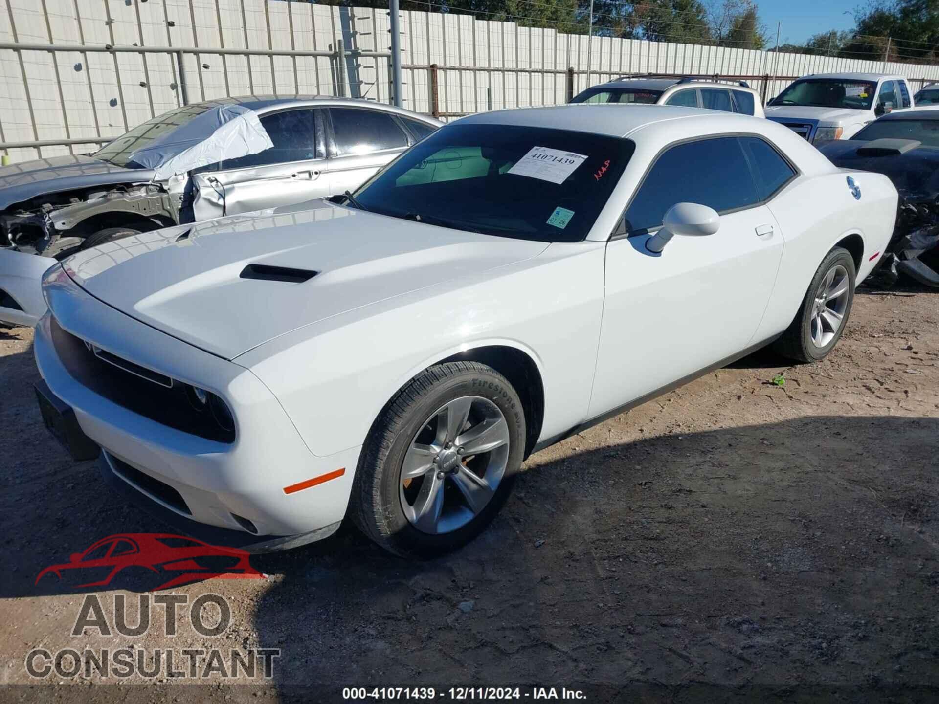 DODGE CHALLENGER 2016 - 2C3CDZAG2GH184076