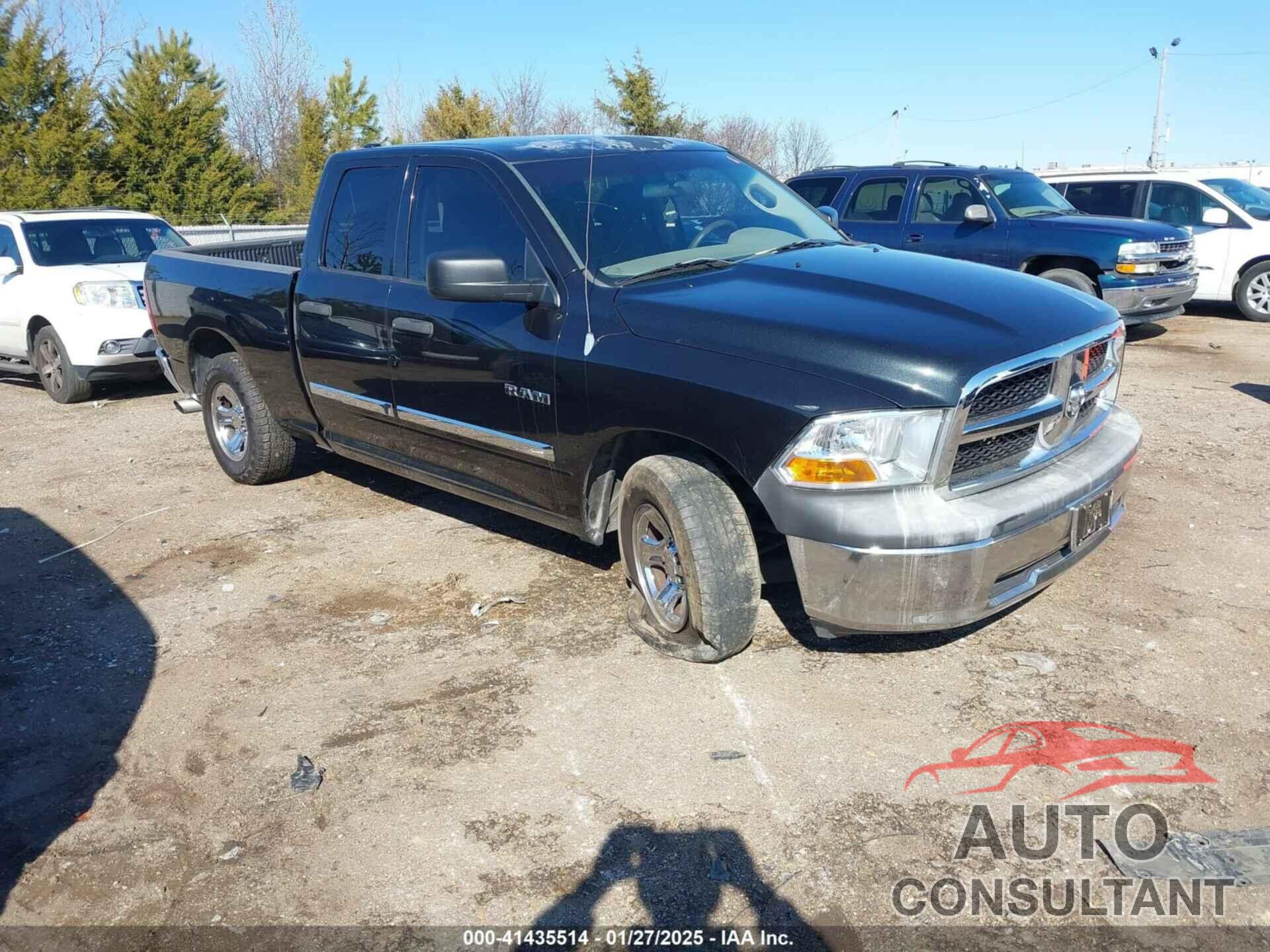 DODGE RAM 1500 2010 - 1D7RB1GP0AS214394