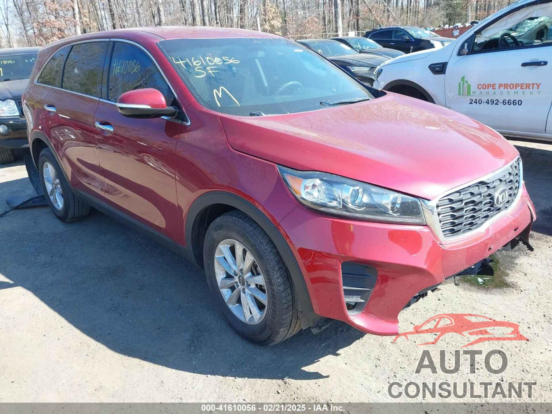 KIA SORENTO 2019 - 5XYPG4A33KG574065