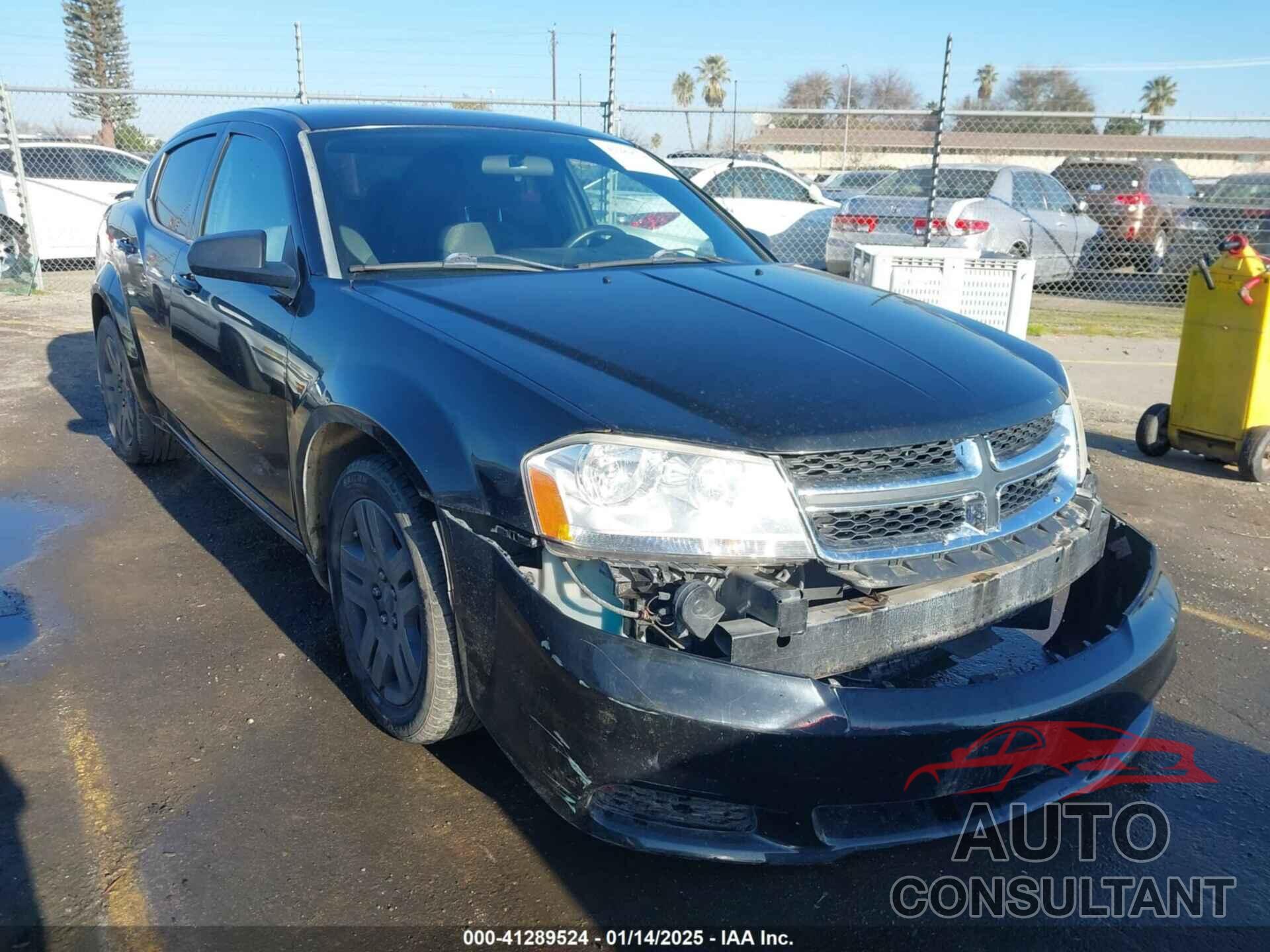 DODGE AVENGER 2013 - 1C3CDZAB6DN567154