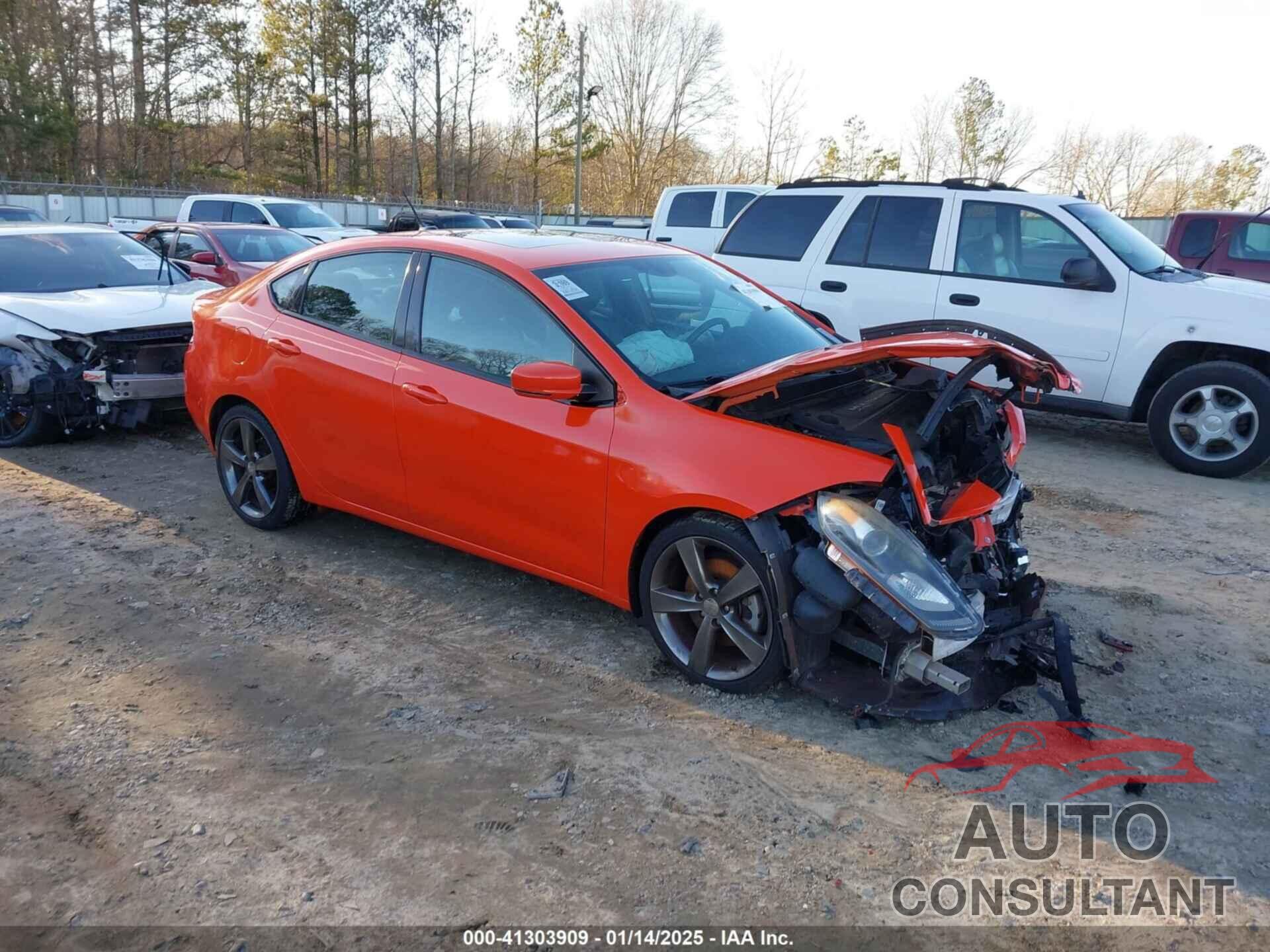 DODGE DART 2015 - 1C3CDFEB4FD228331