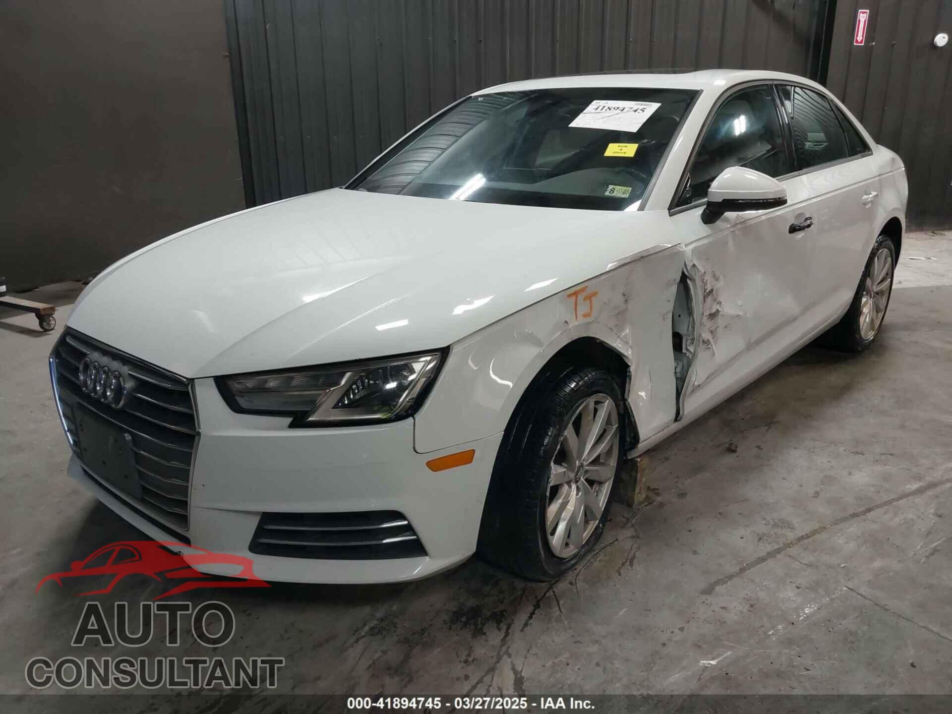 AUDI A4 2017 - WAUANAF42HN072092