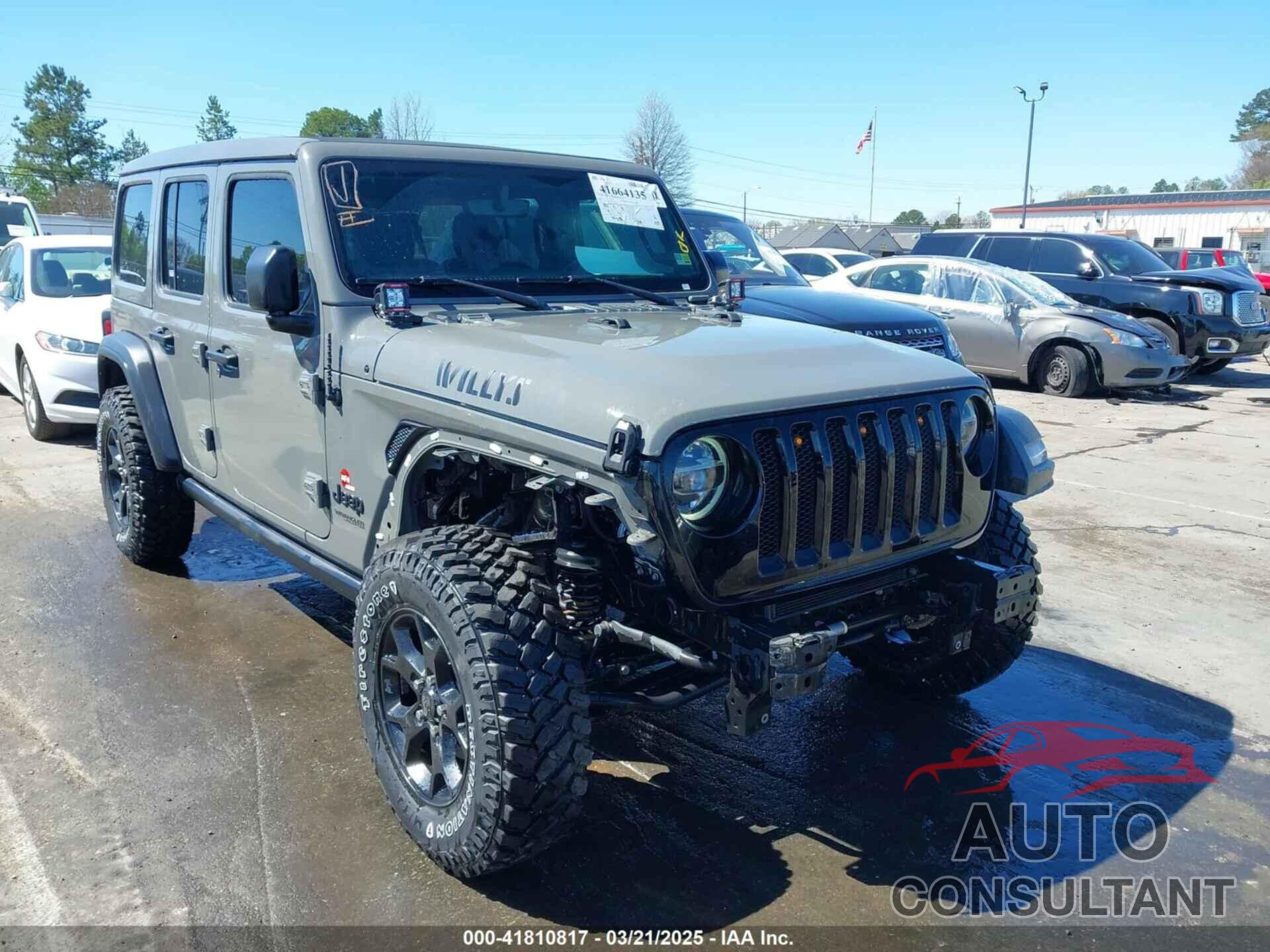JEEP WRANGLER UNLIMITED 2022 - 1C4HJXDG1NW200793