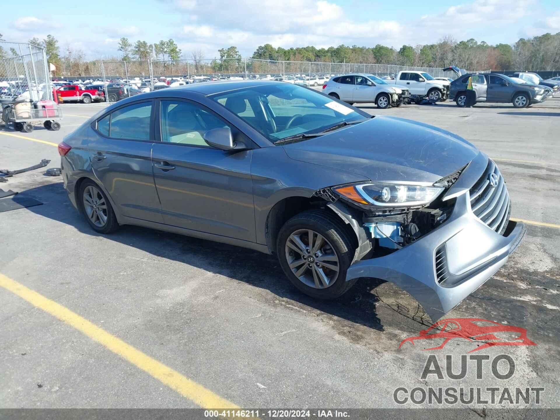 HYUNDAI ELANTRA 2018 - 5NPD84LF4JH256518