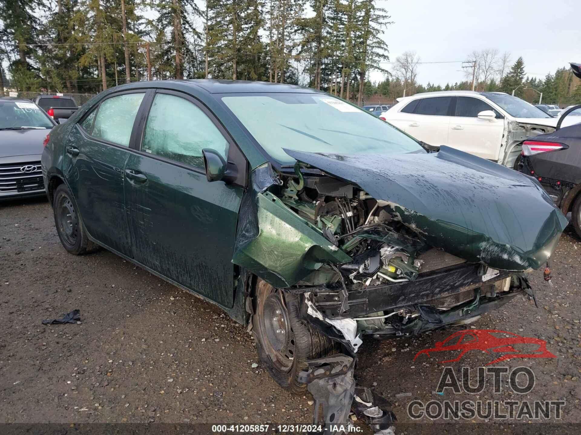 TOYOTA COROLLA 2016 - 2T1BURHE6GC656916