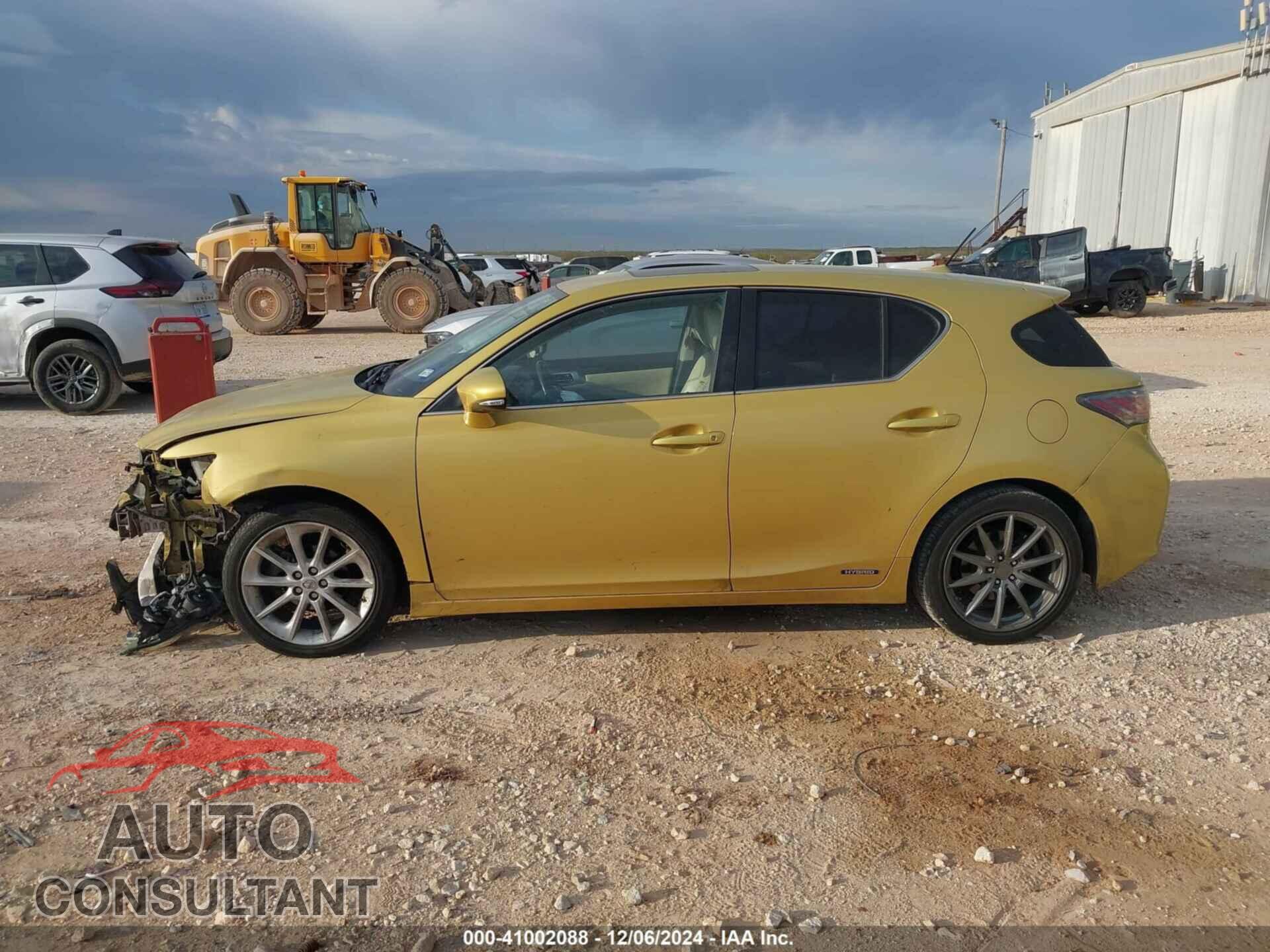 LEXUS CT 200H 2011 - JTHKD5BH9B2014143